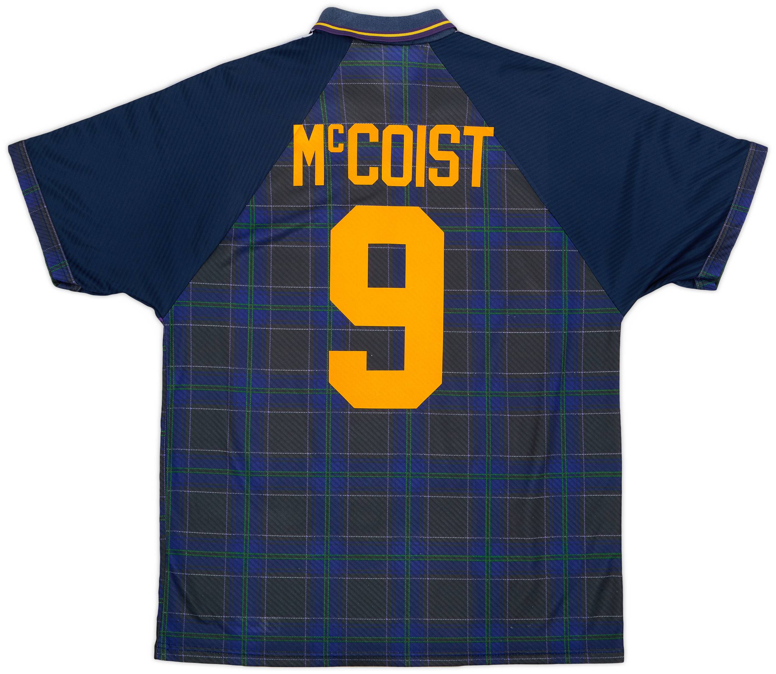 1994-96 Scotland Home Shirt McCoist #9 - 8/10 - (XL)