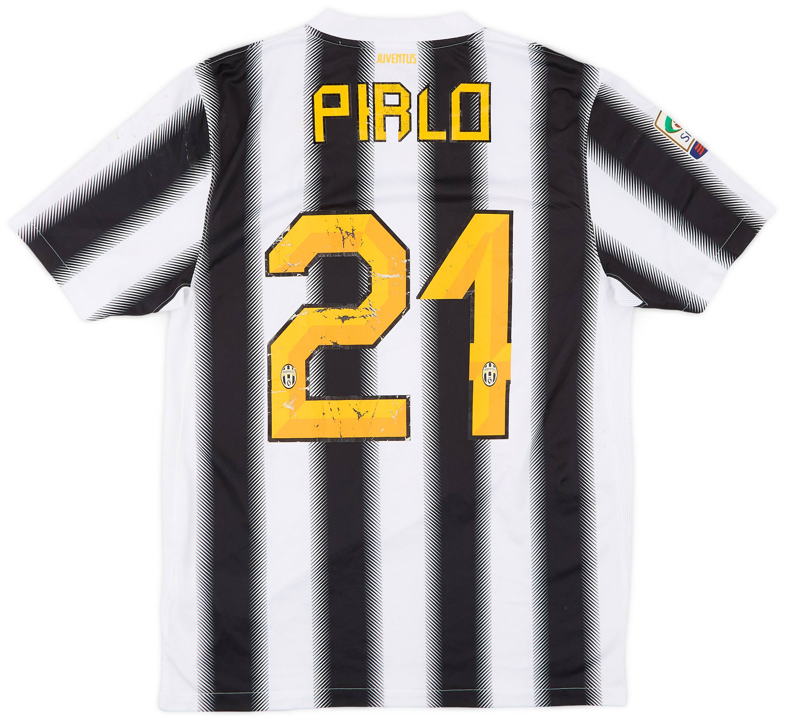2011 12 Juventus Home Shirt Pirlo 21 4 10 M