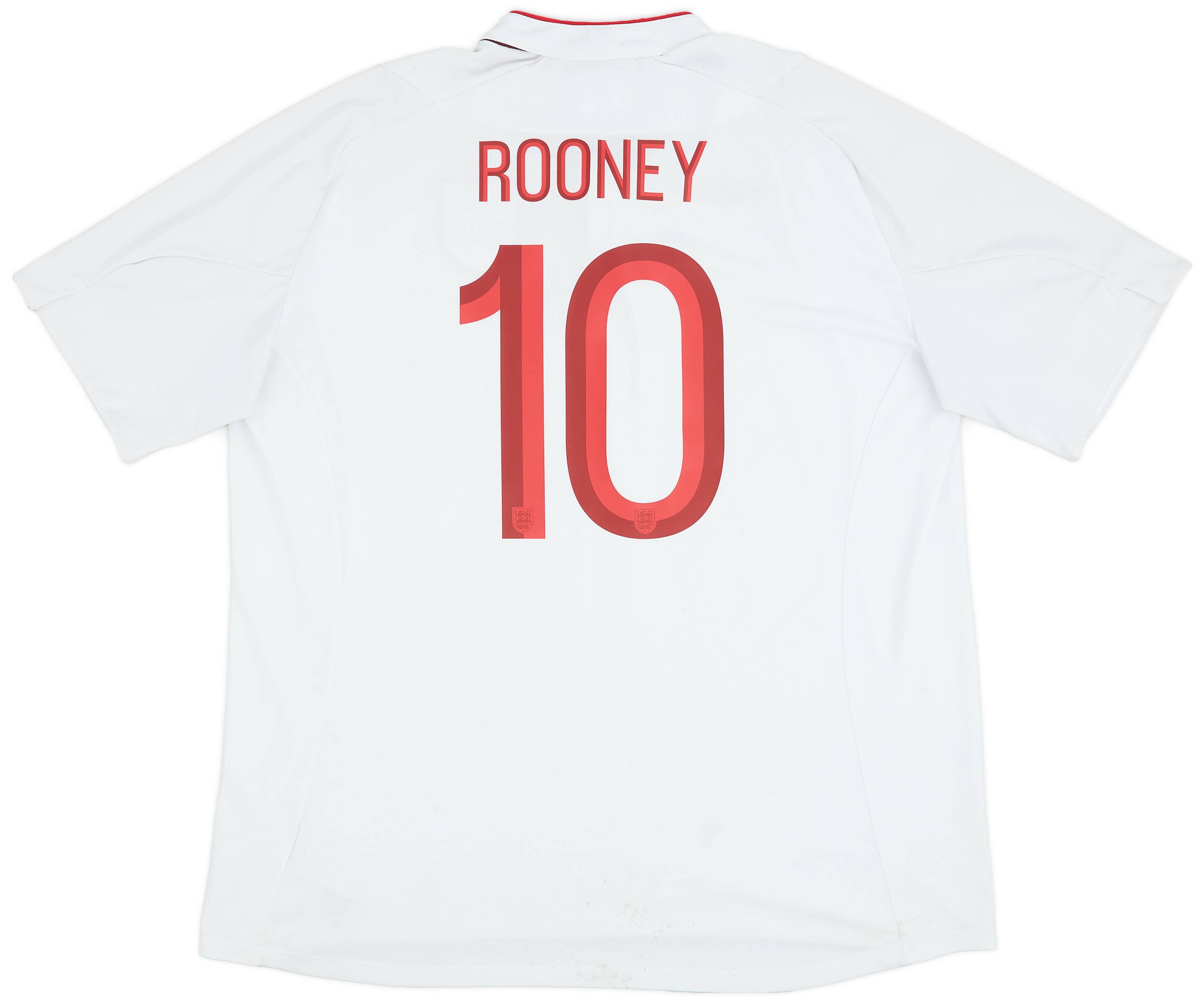 2012-13 England Home Shirt Rooney #10 - 7/10 - (3XL)