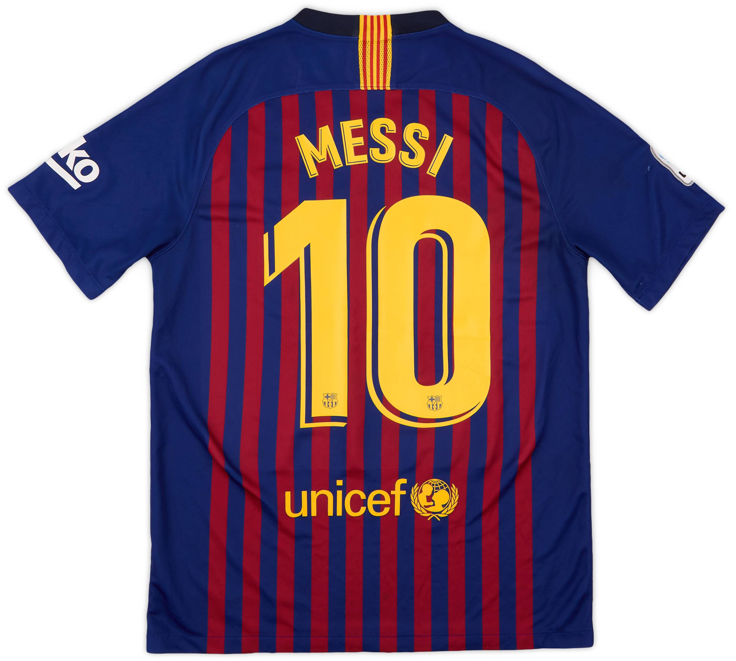 2018-19 Barcelona Home Shirt Messi #10 - 7/10 - (M)