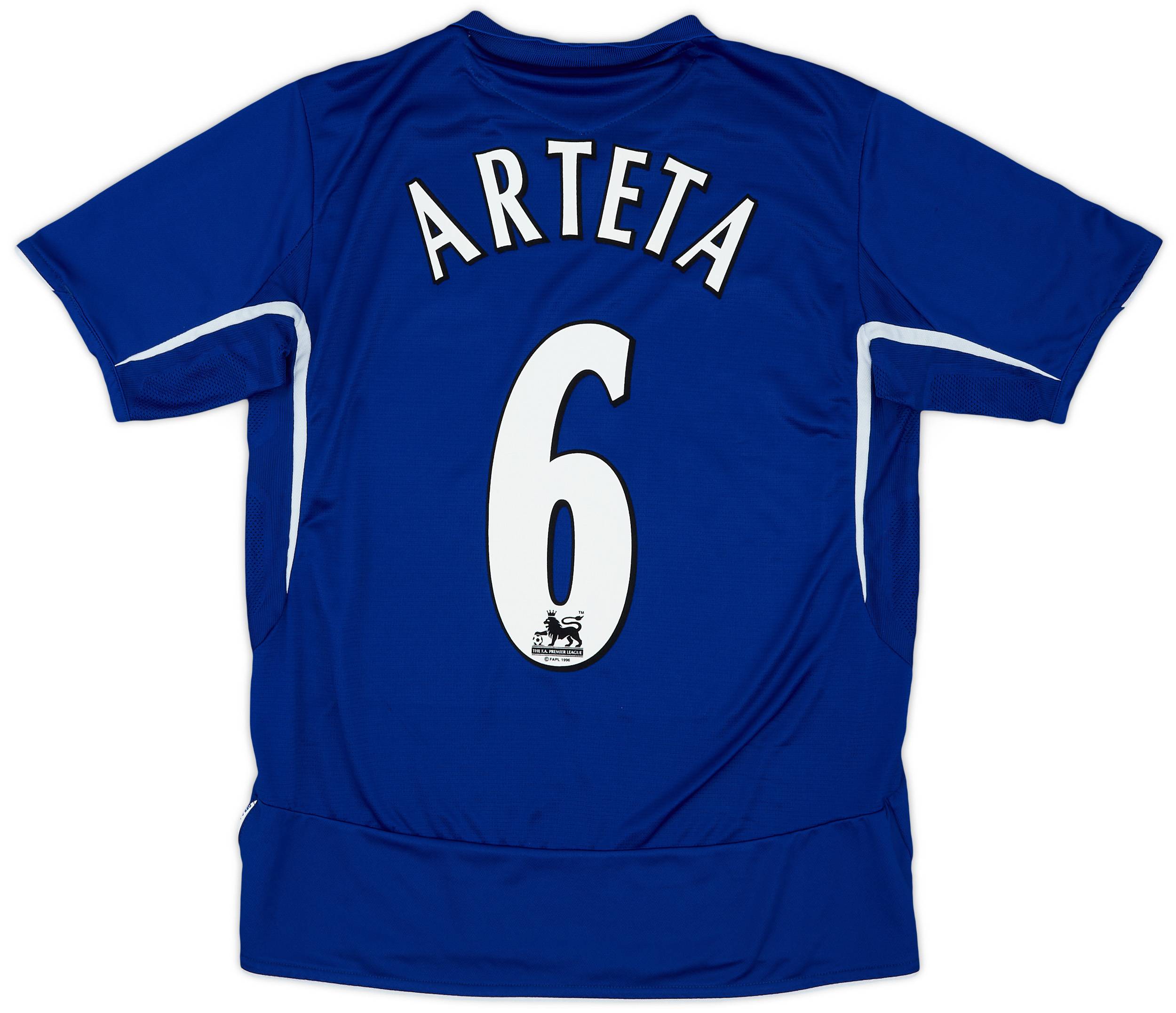 2005-06 Everton Home Shirt Arteta #6 - 8/10 - (M)