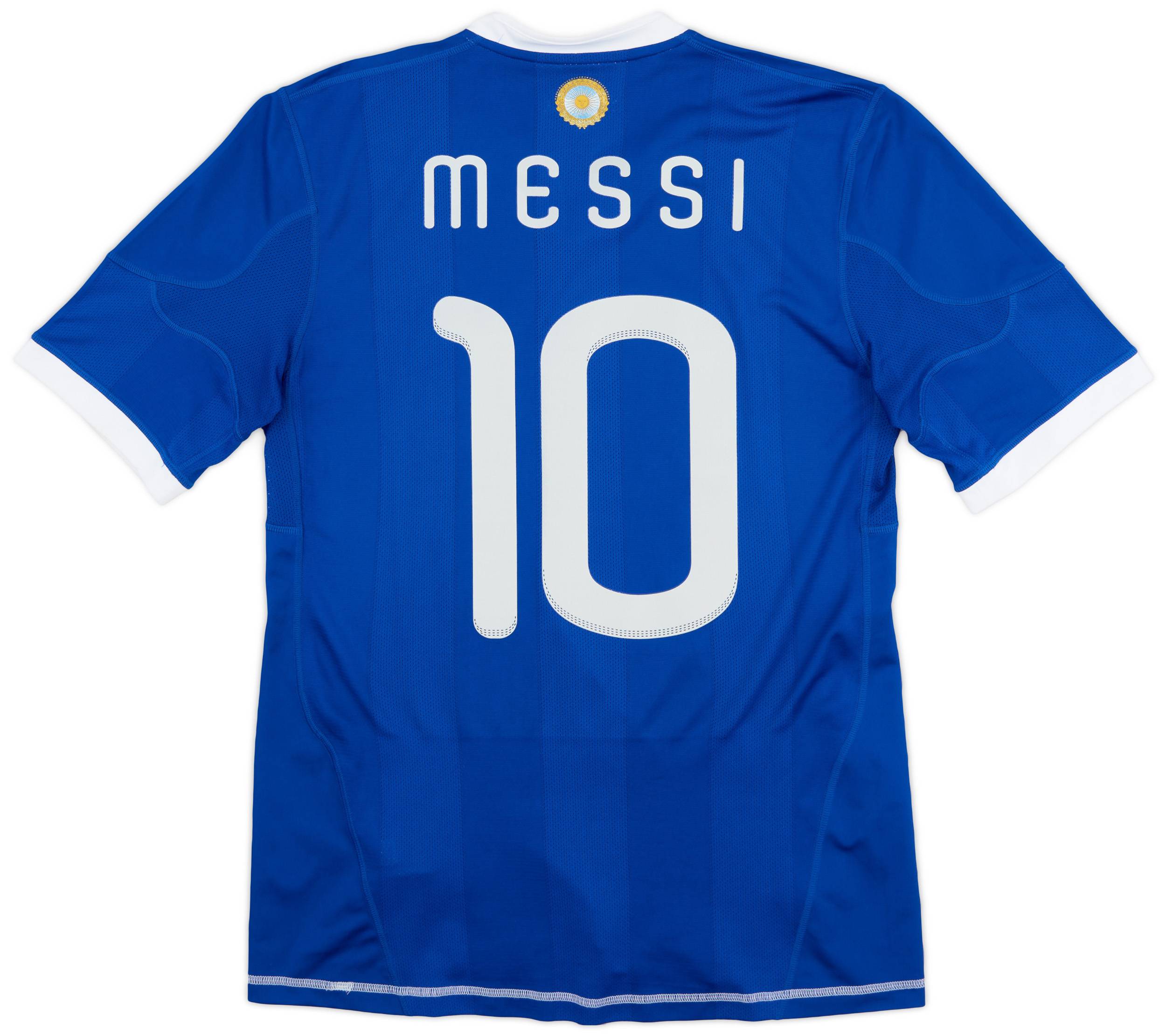 2010-11 Argentina Away Shirt Messi #10 - 9/10 - (S)