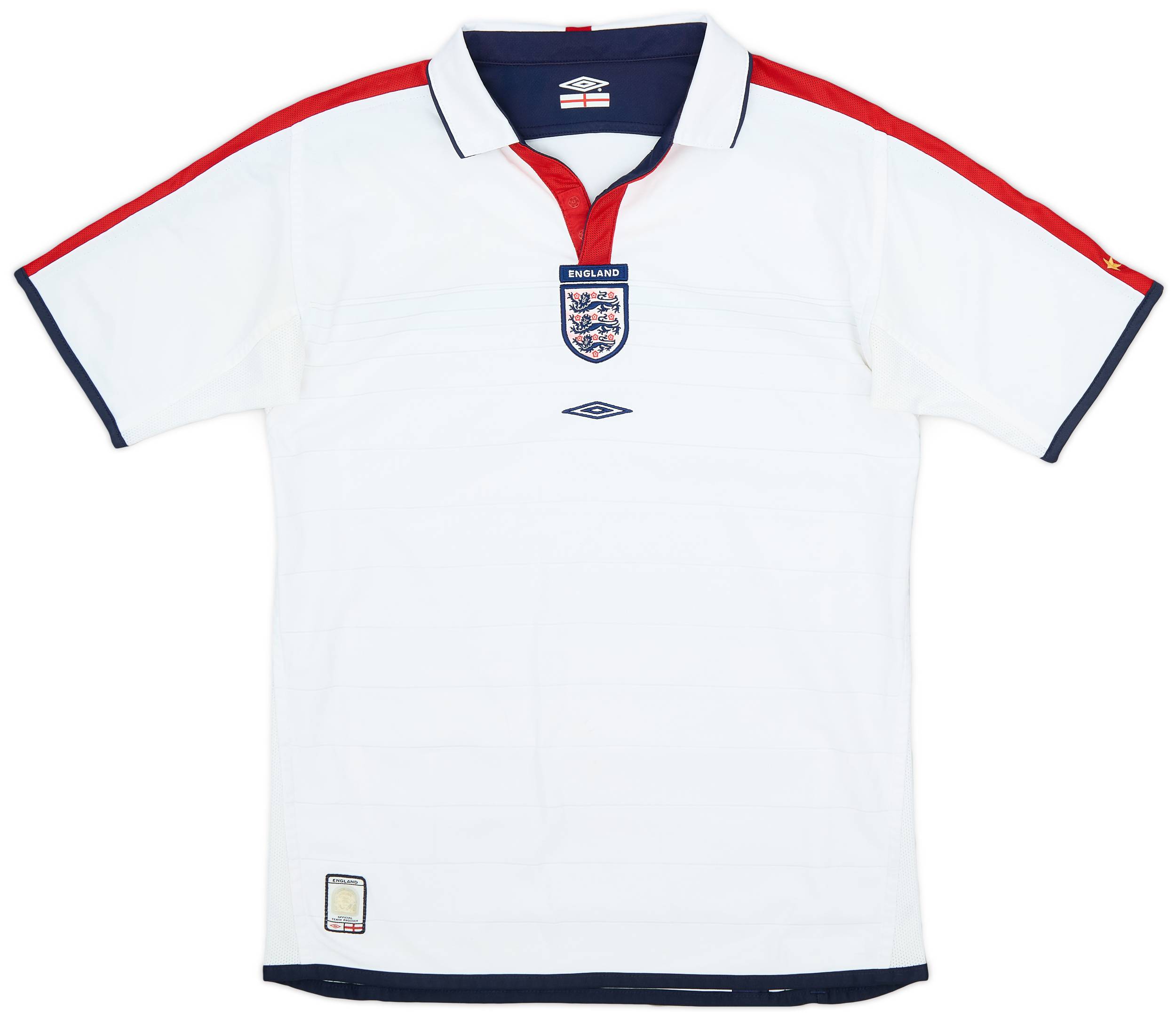 2003-05 England Home Shirt - 6/10 - (XL.Boys)