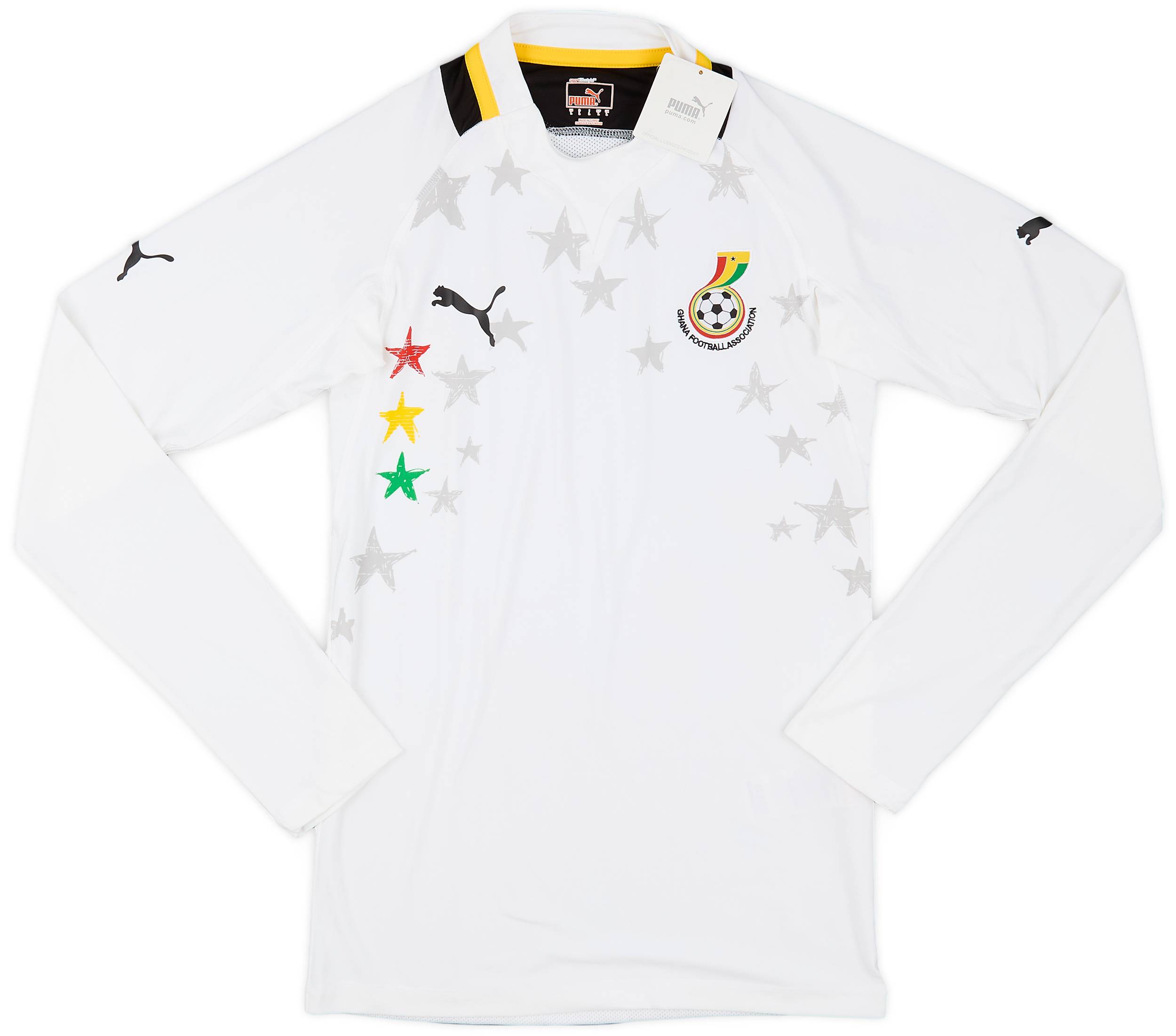 2012-13 Ghana Player Issue Home L/S Shirt (L)
