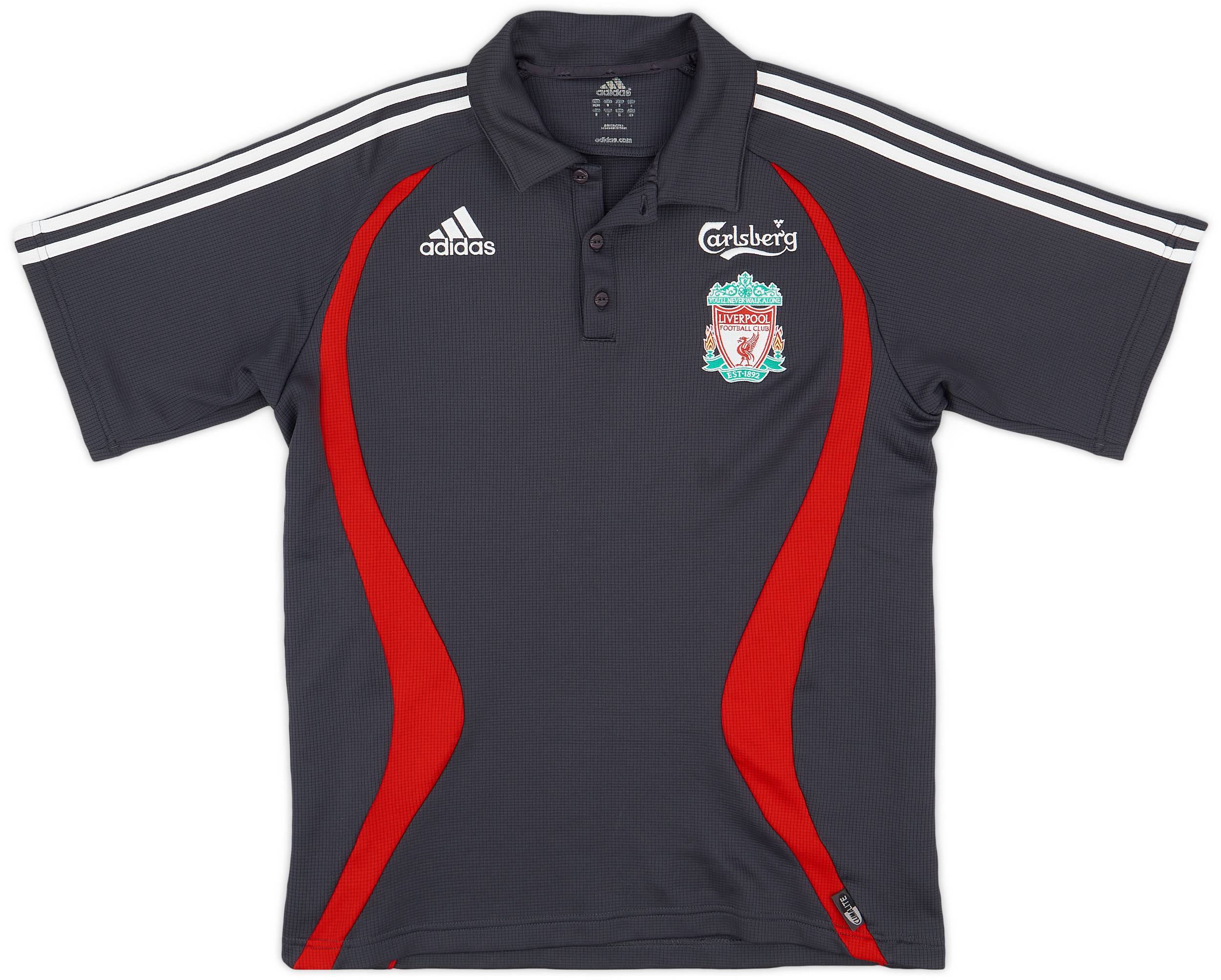 2006-07 Liverpool adidas Polo Shirt - 7/10 - (S)