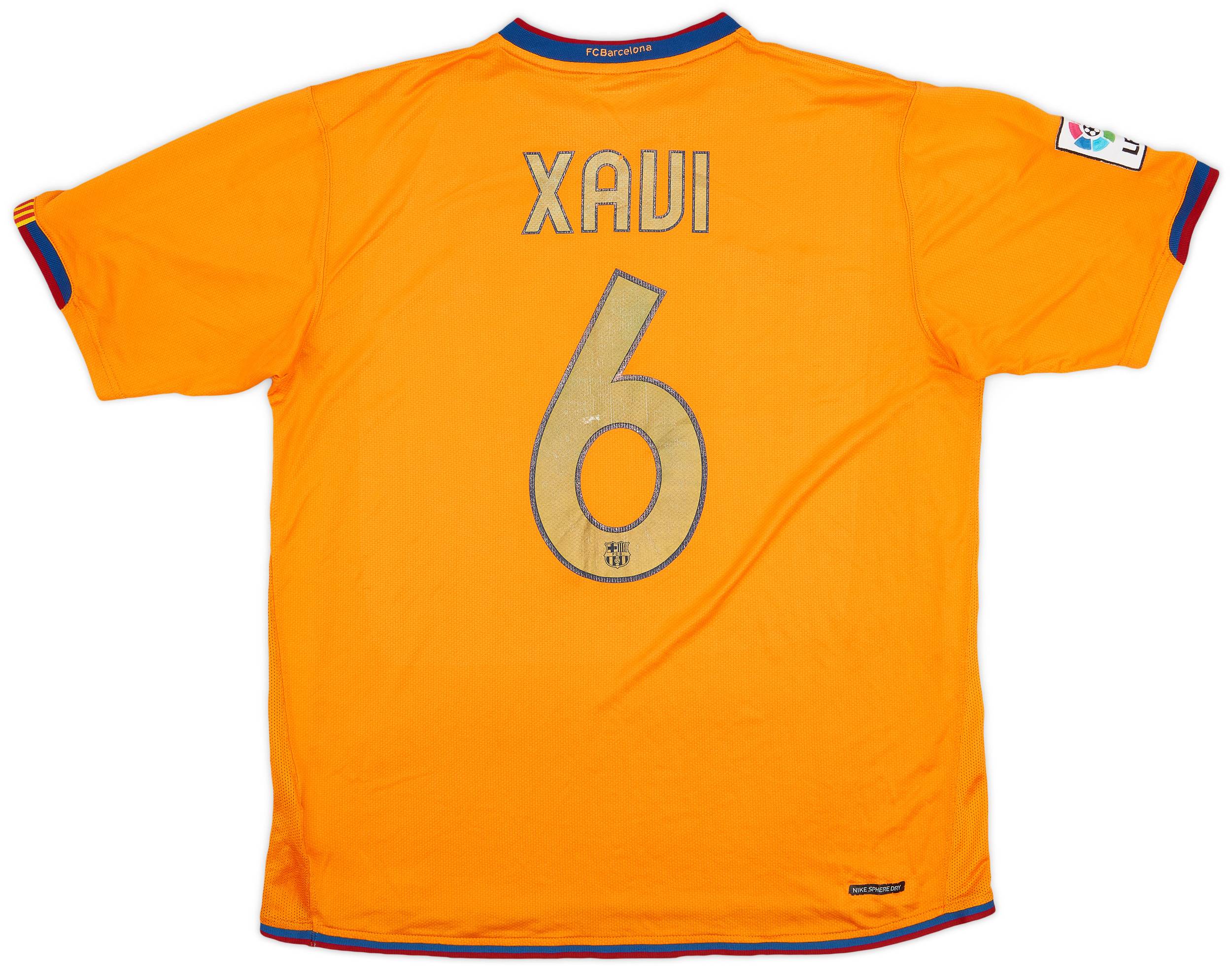 2006-08 Barcelona Away Shirt Xavi #6 - 6/10 - (L)