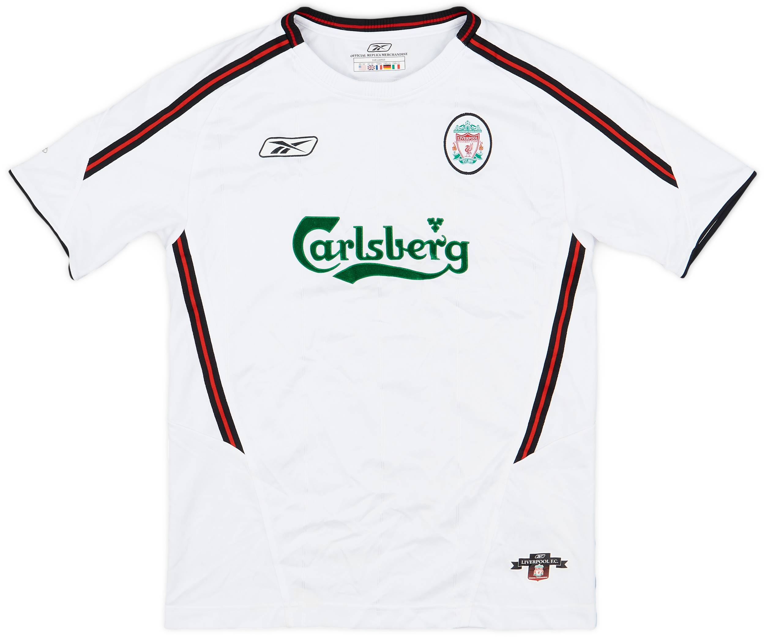 2003-04 Liverpool Away Shirt - 8/10 - (L.Boys)