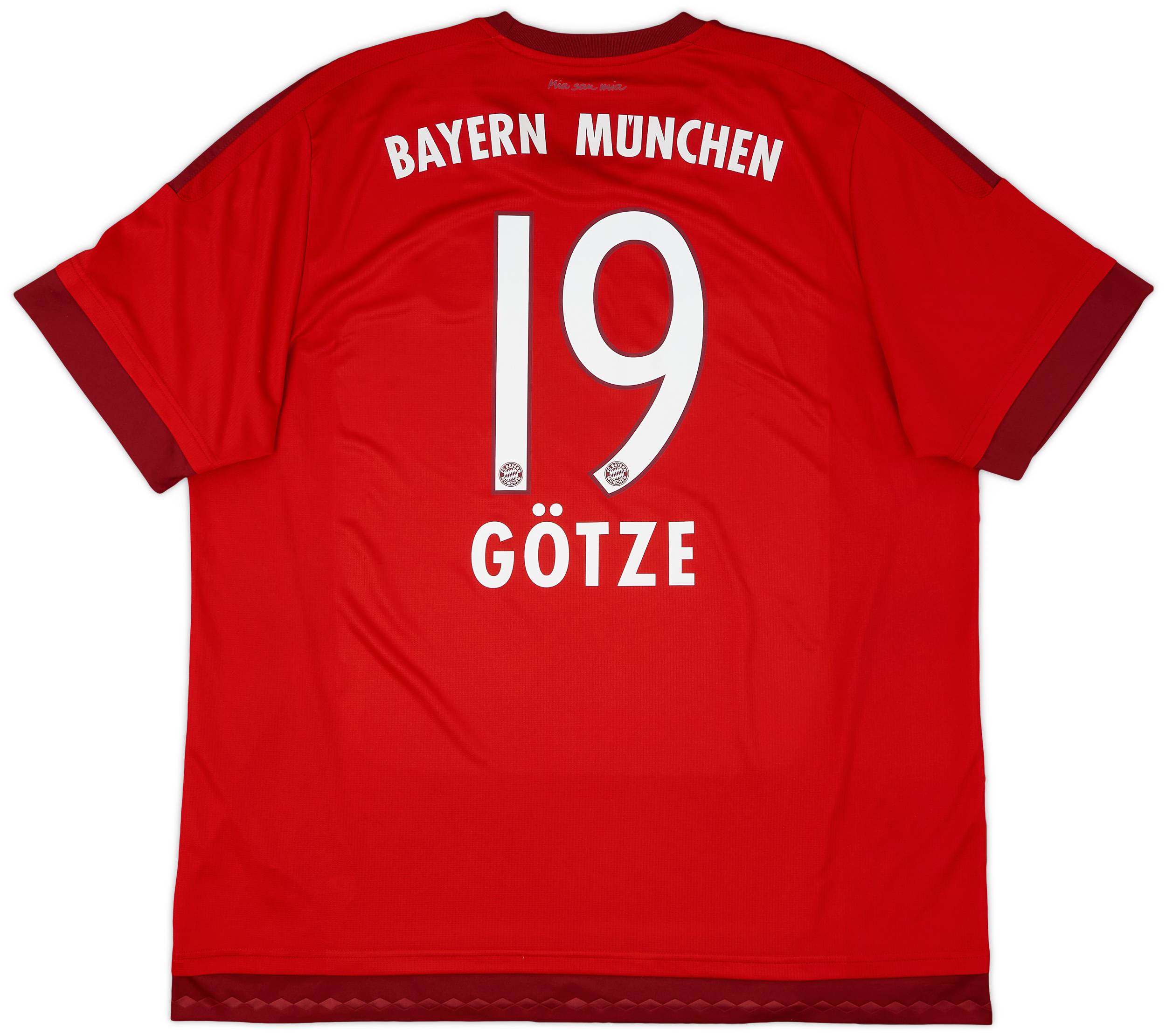 2015-16 Bayern Munich Home Shirt Gotze #19 - 8/10 - (XXL)