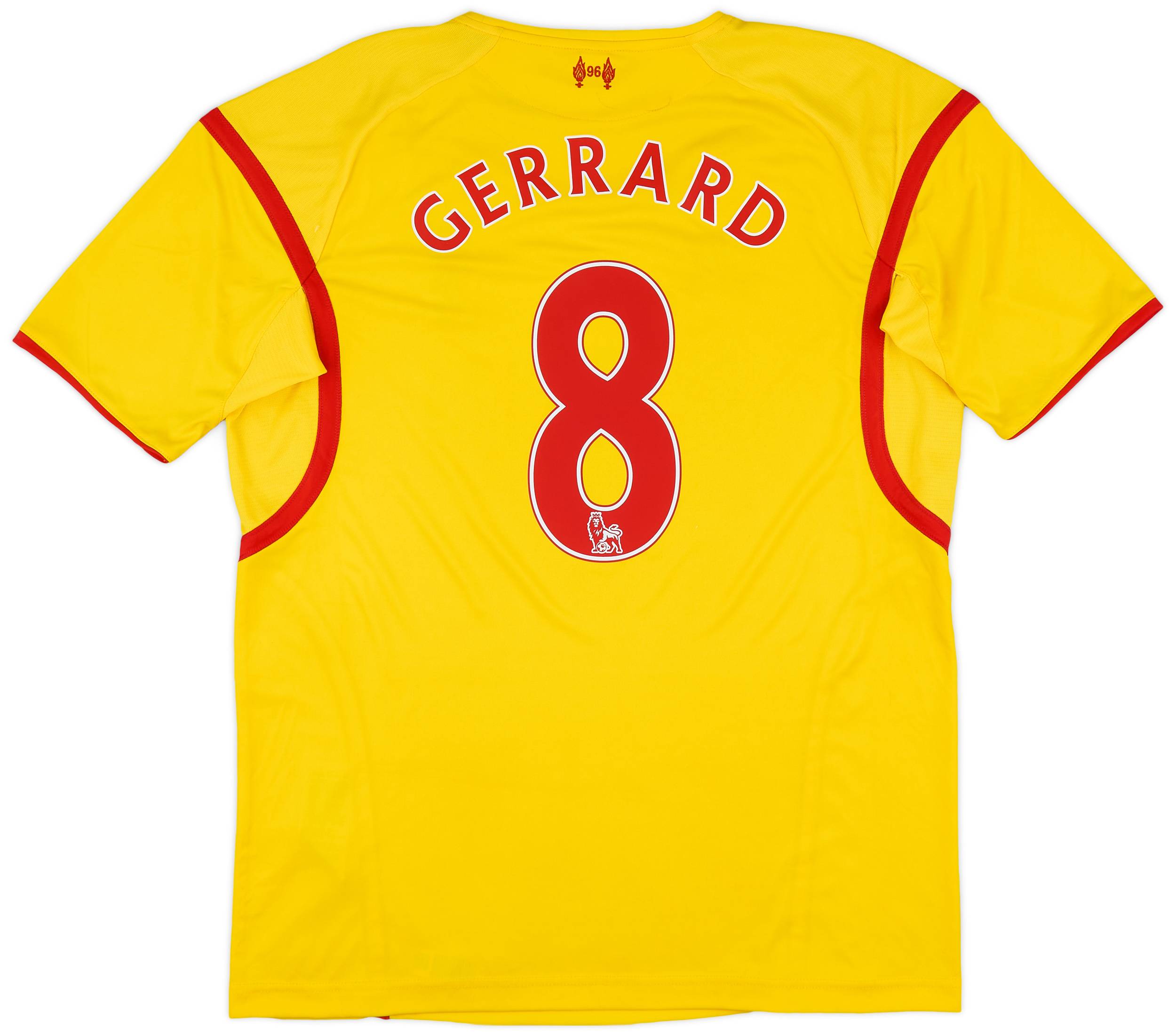 2014-15 Liverpool Away Shirt Gerrard #8 - 6/10 - (L)
