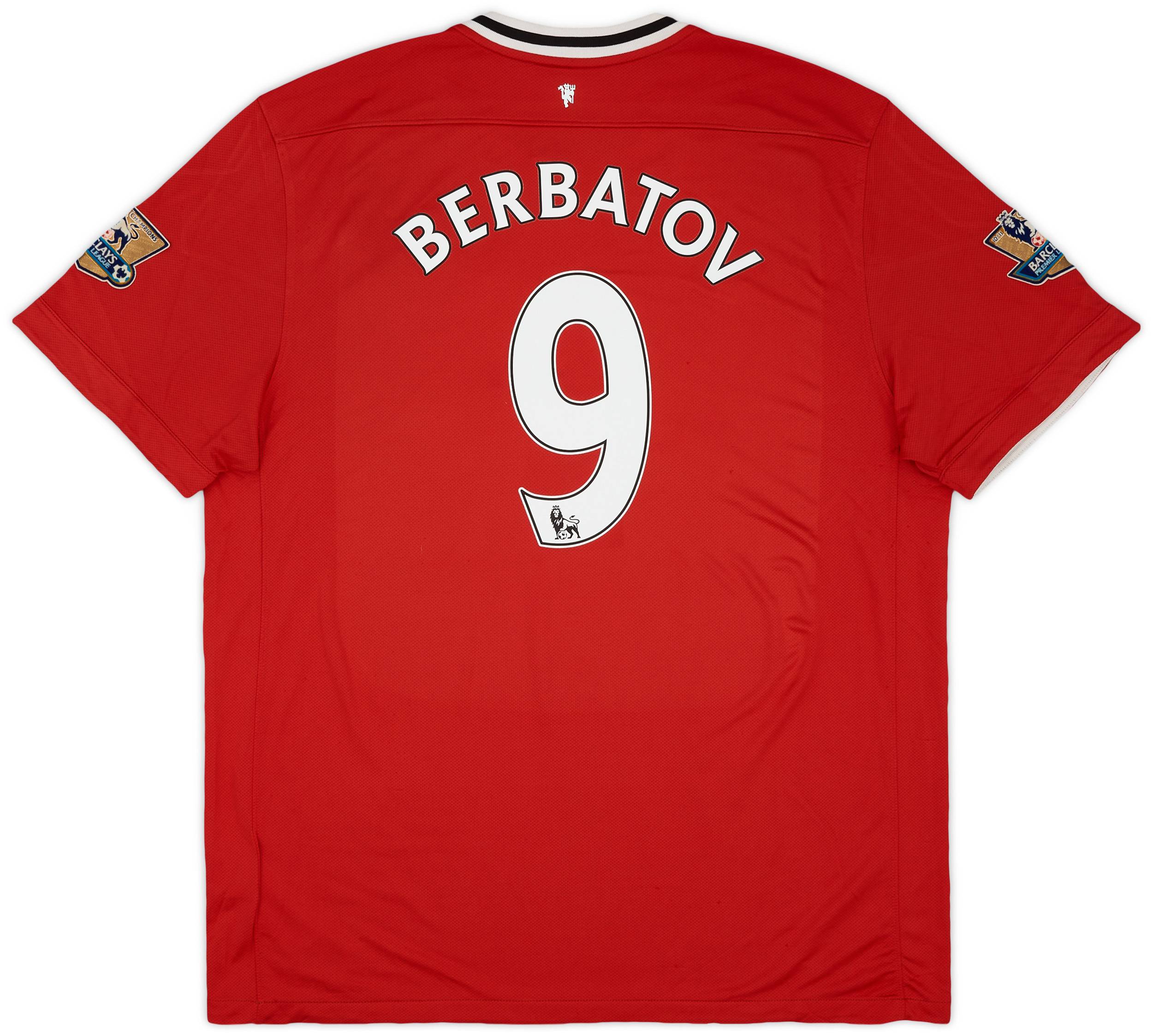 2011-12 Manchester United Home Shirt Berbatov #9 - 6/10 - (XXL)