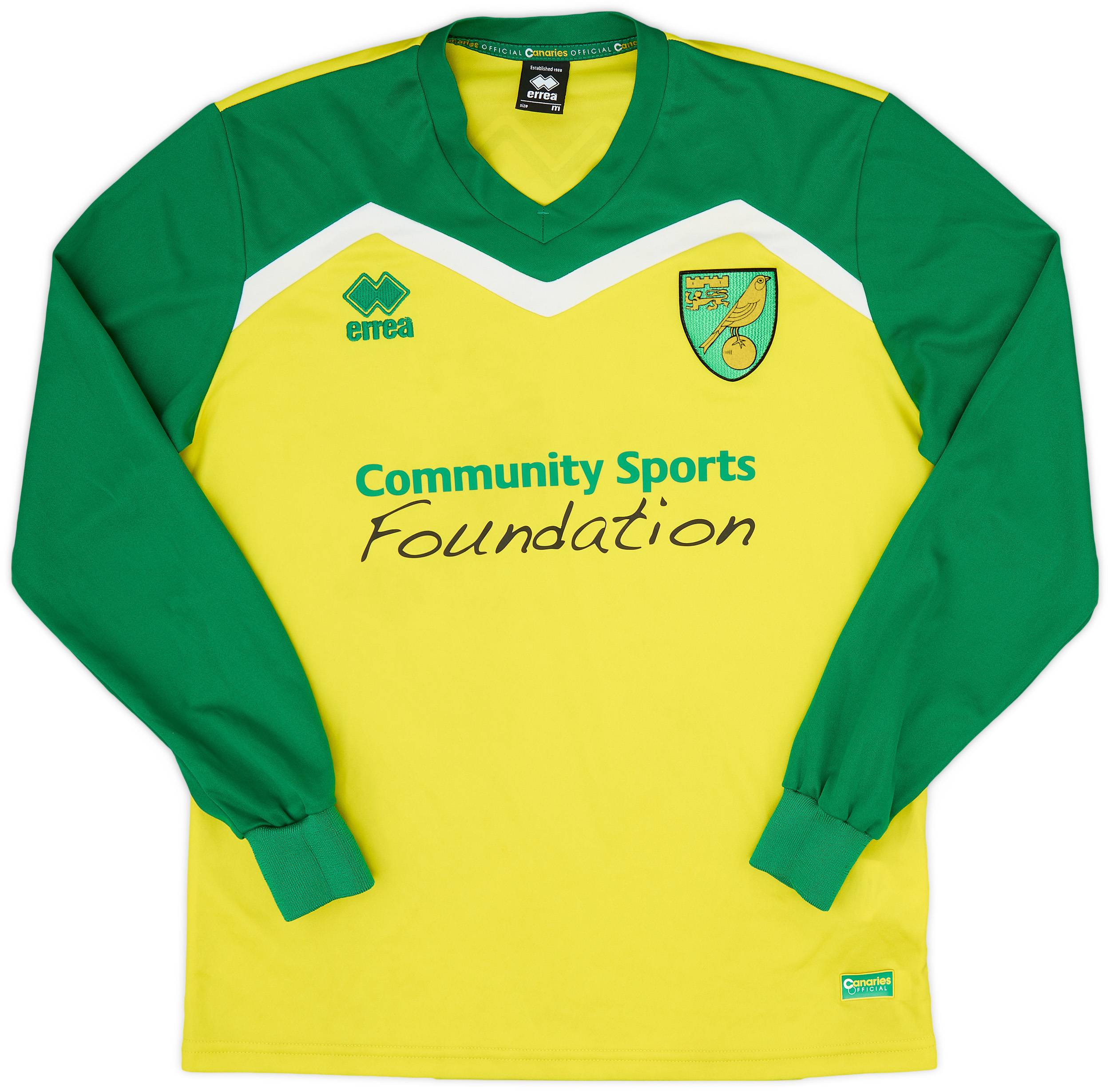 2016-17 Norwich City Errea Training L/S Shirt - 8/10 - (M)