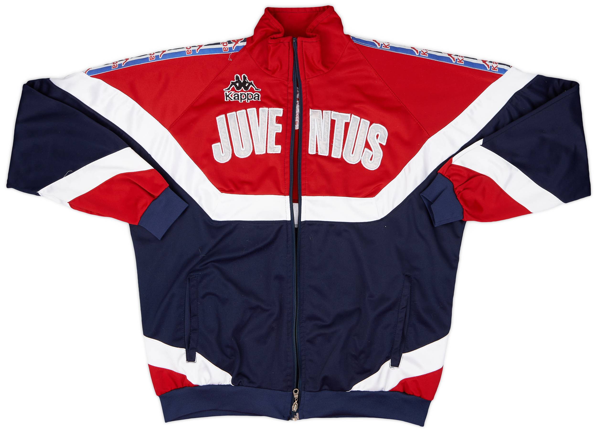 94/95”Kappa JUVENTUSビンテージ ジャケット:L 1994-95 Juventus Kappa Track Jacket (Excellent) L