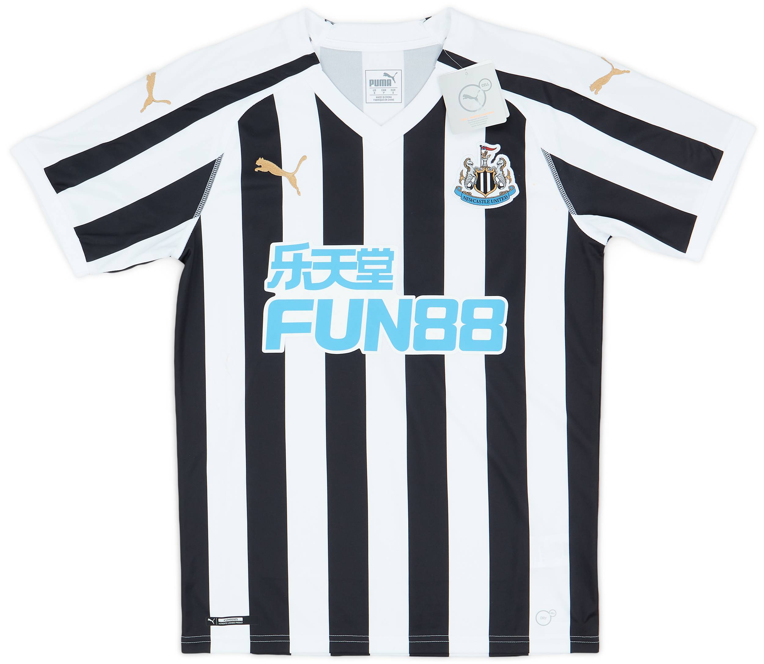 2018-19 Newcastle Home Shirt (S)