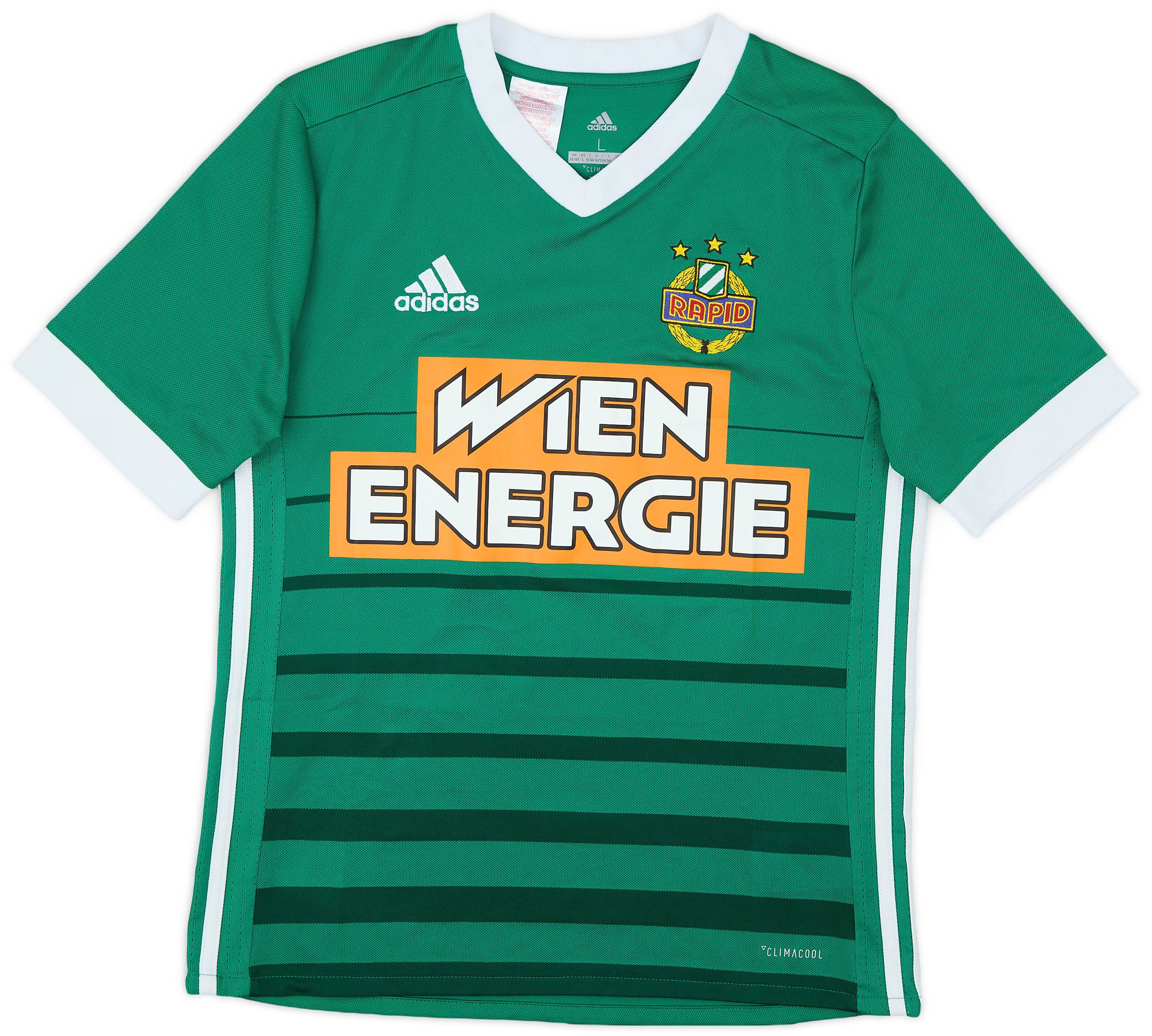 2017-18 Rapid Vienna Home Shirt - 9/10 - (L.Boys)