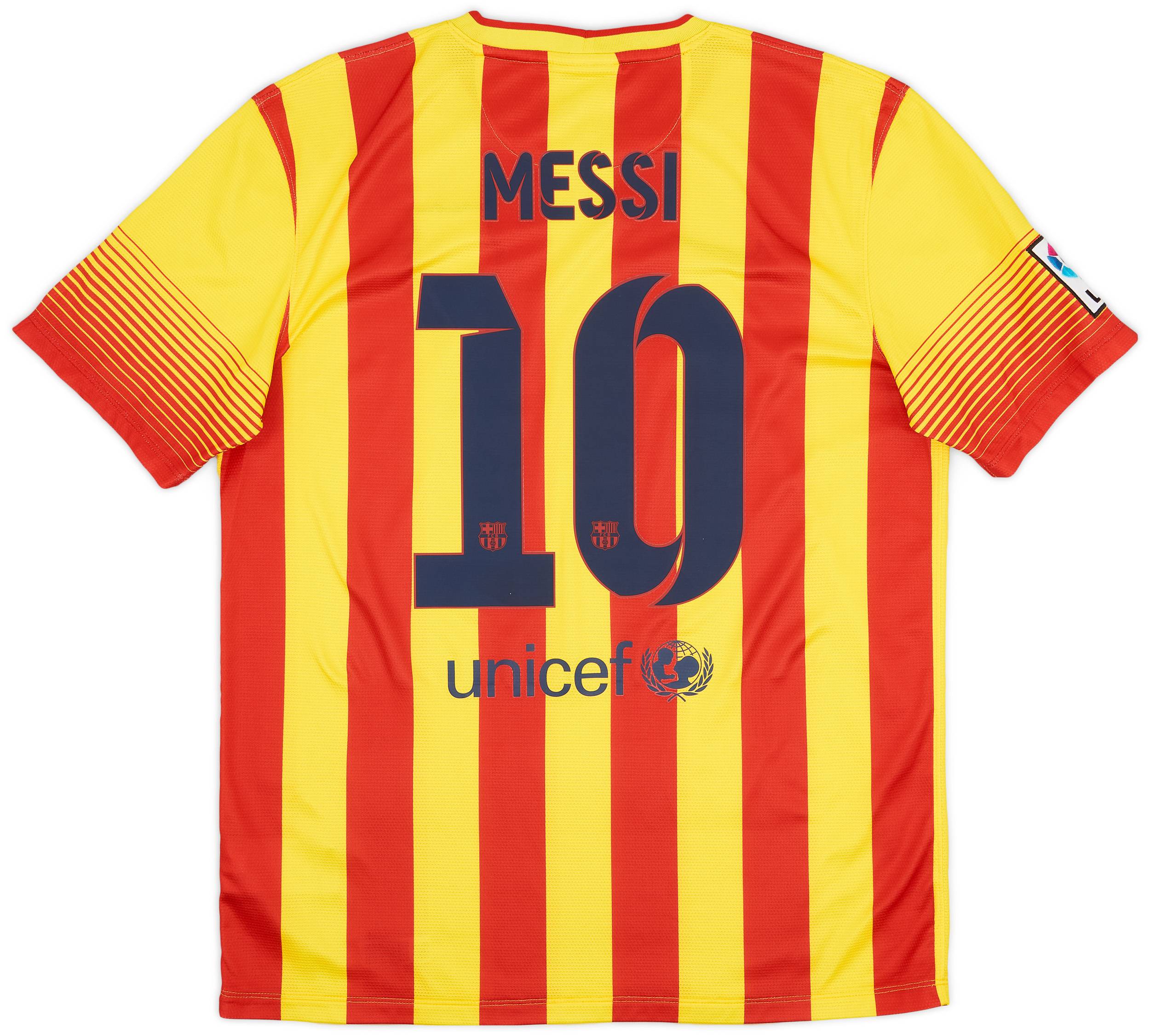2013-15 Barcelona Away Shirt Messi #10 - 9/10 - (L)