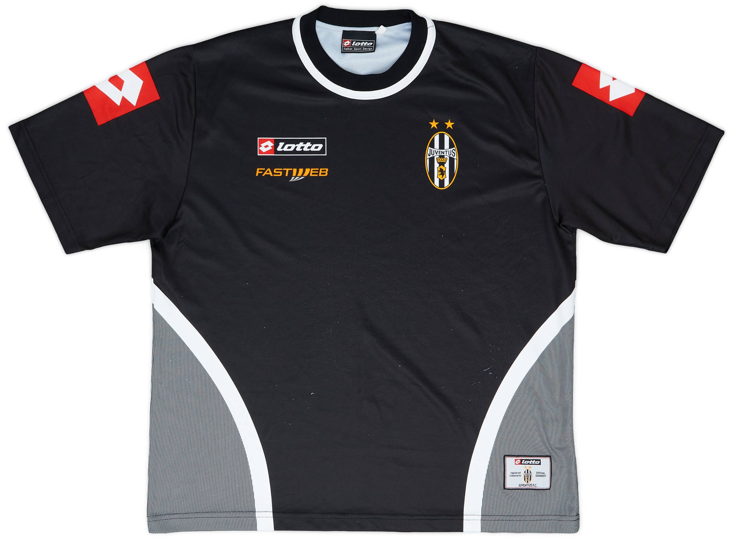 2001-02 Juventus Lotto Training Shirt - 8/10 - (XL)