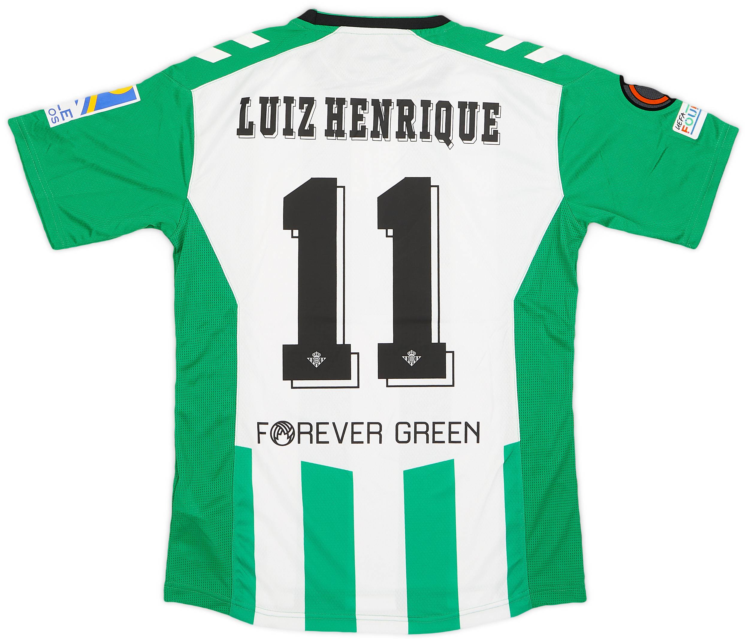 2022-23 Real Betis Match Issue Europa League Home Shirt Luiz Henrique #11