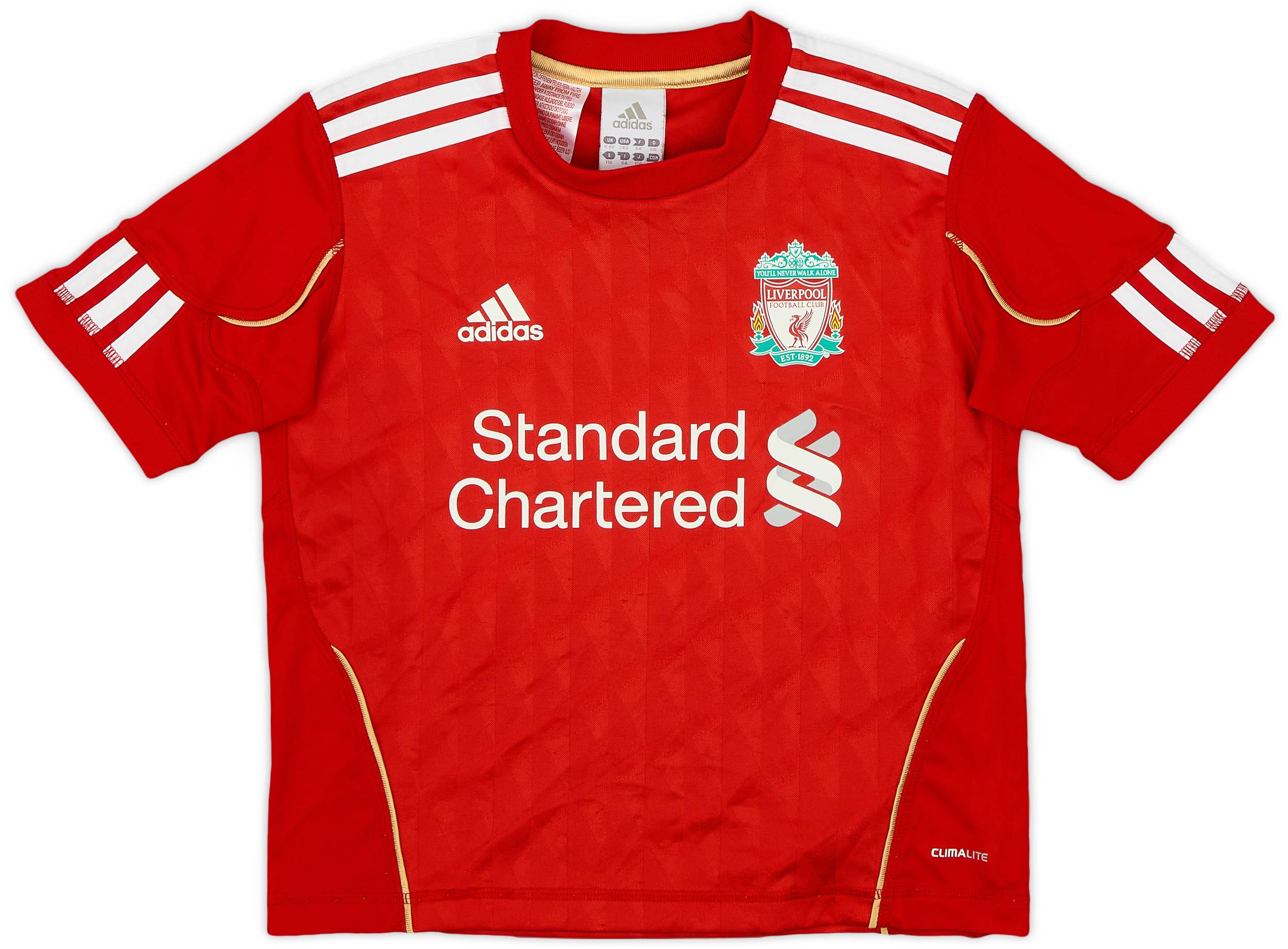 2010-12 Liverpool Home Shirt - 8/10 - (5-6 Years)