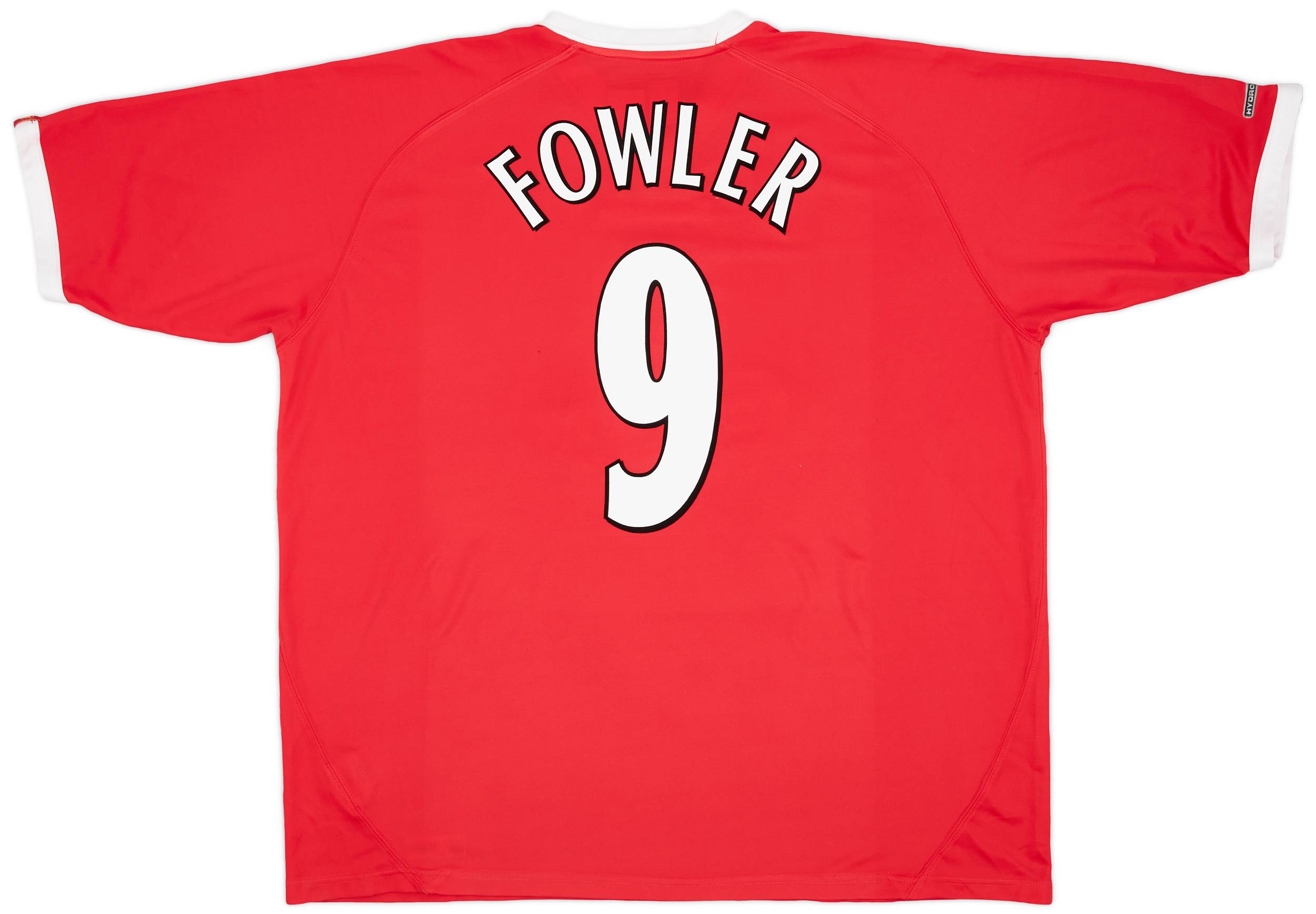 2001-03 Liverpool CL Shirt Fowler #9 - 8/10 - (XXL)