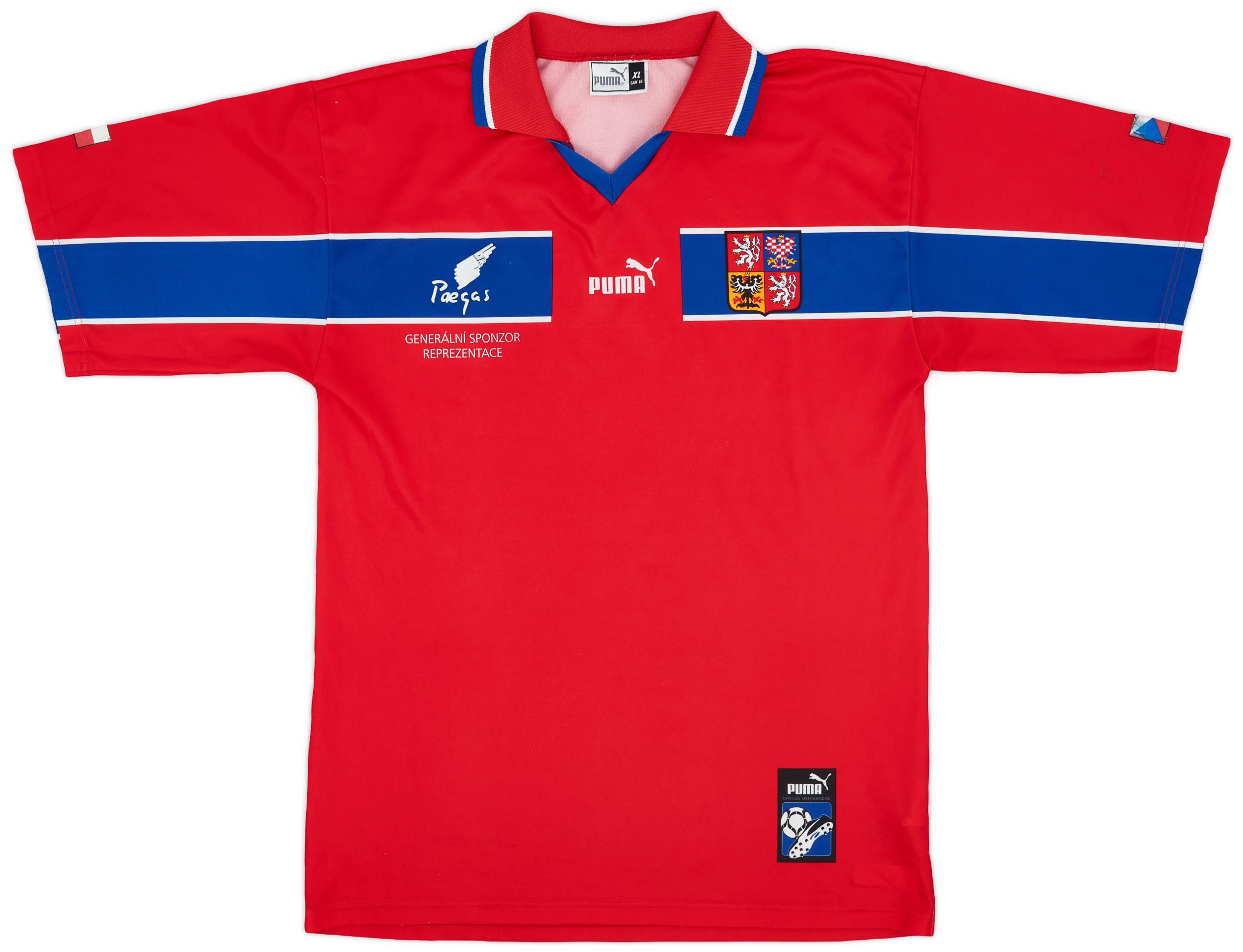 PUMA チェコ ユニフォーム 1998 ベルガー PUMA チェコ ユニフォーム