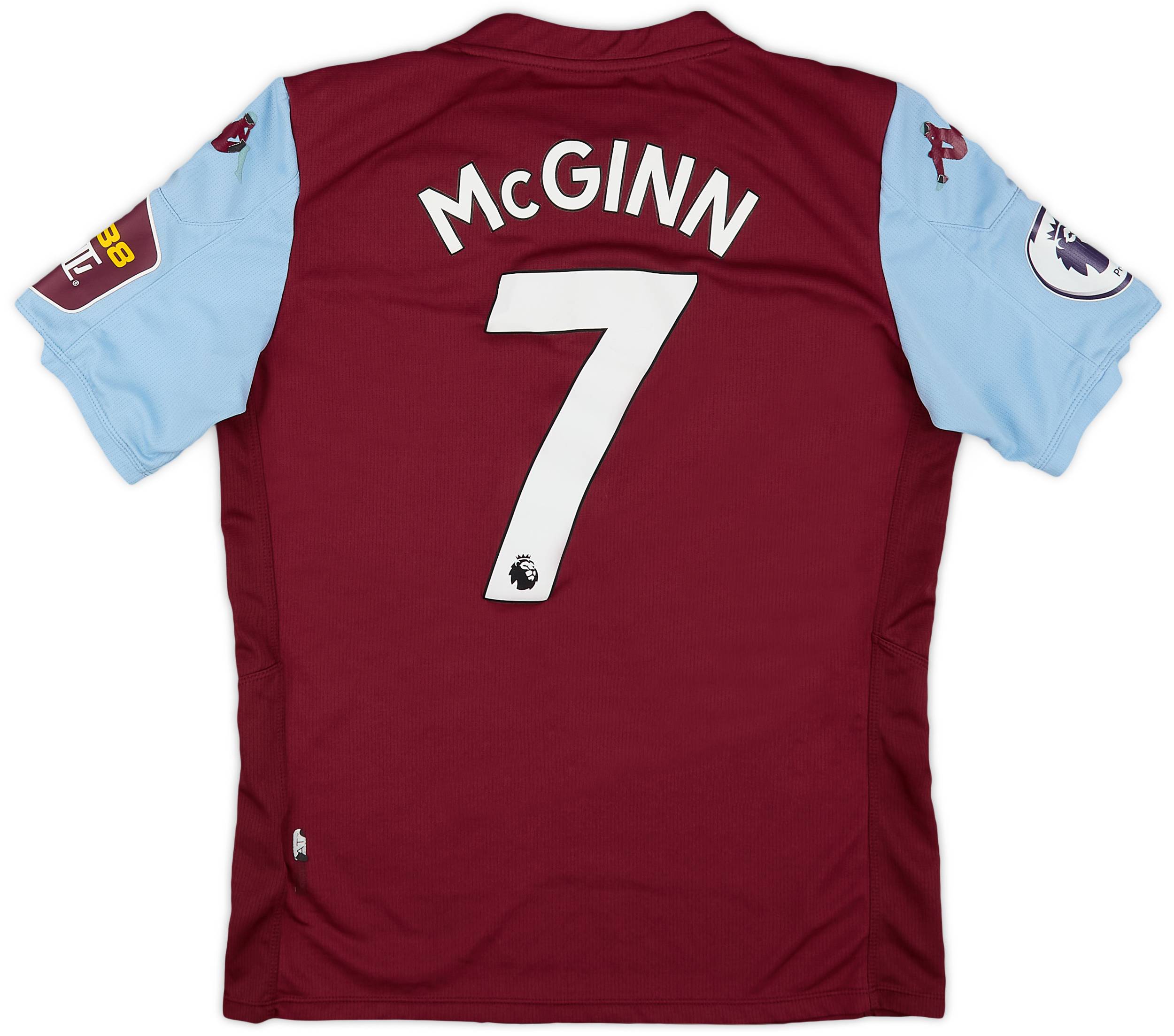 2019-20 Aston Villa Home Shirt McGinn #7 - 4/10 - (S)
