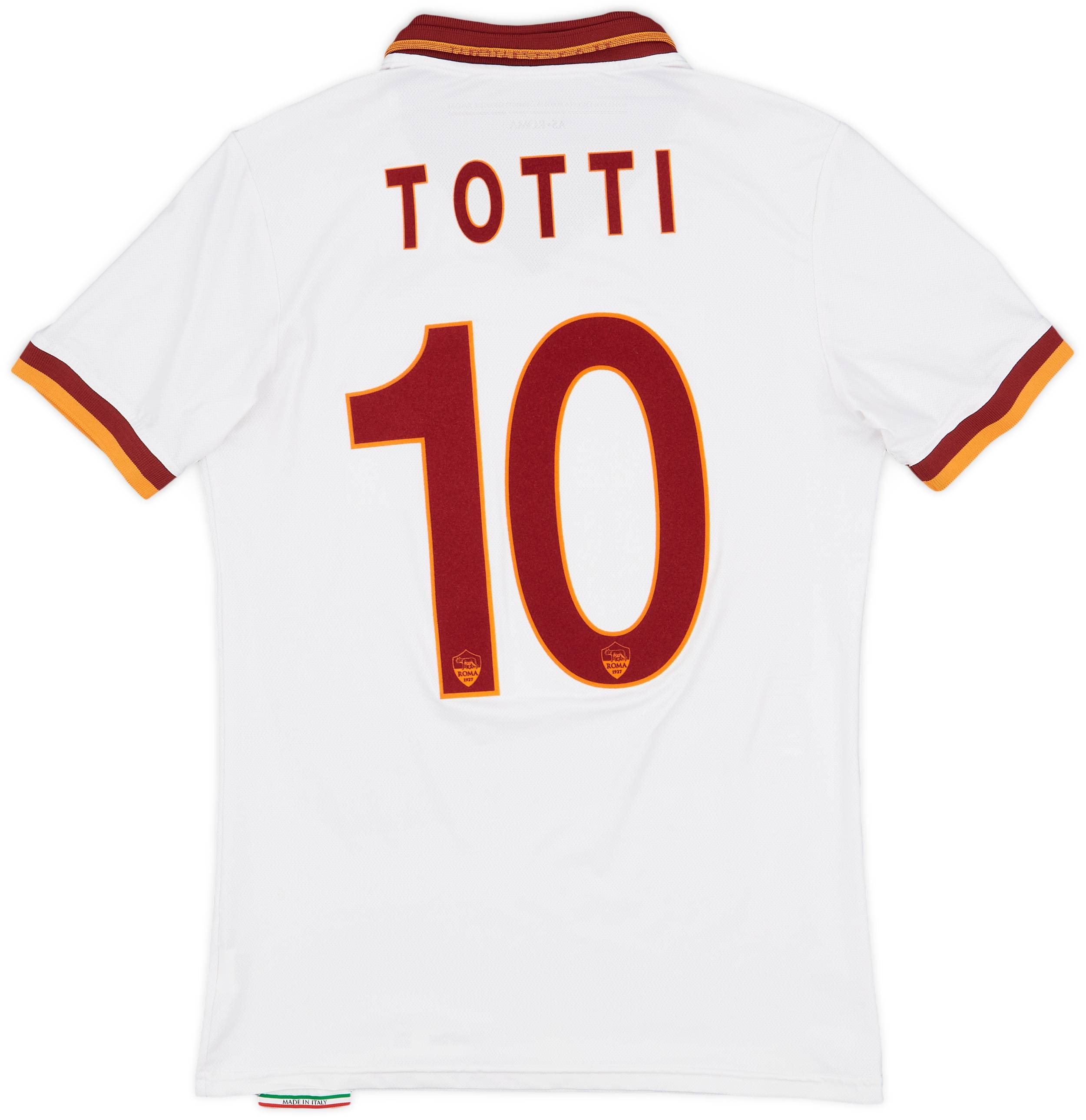 2013-14 Roma Away Shirt Totti #10 - 8/10 - (S)