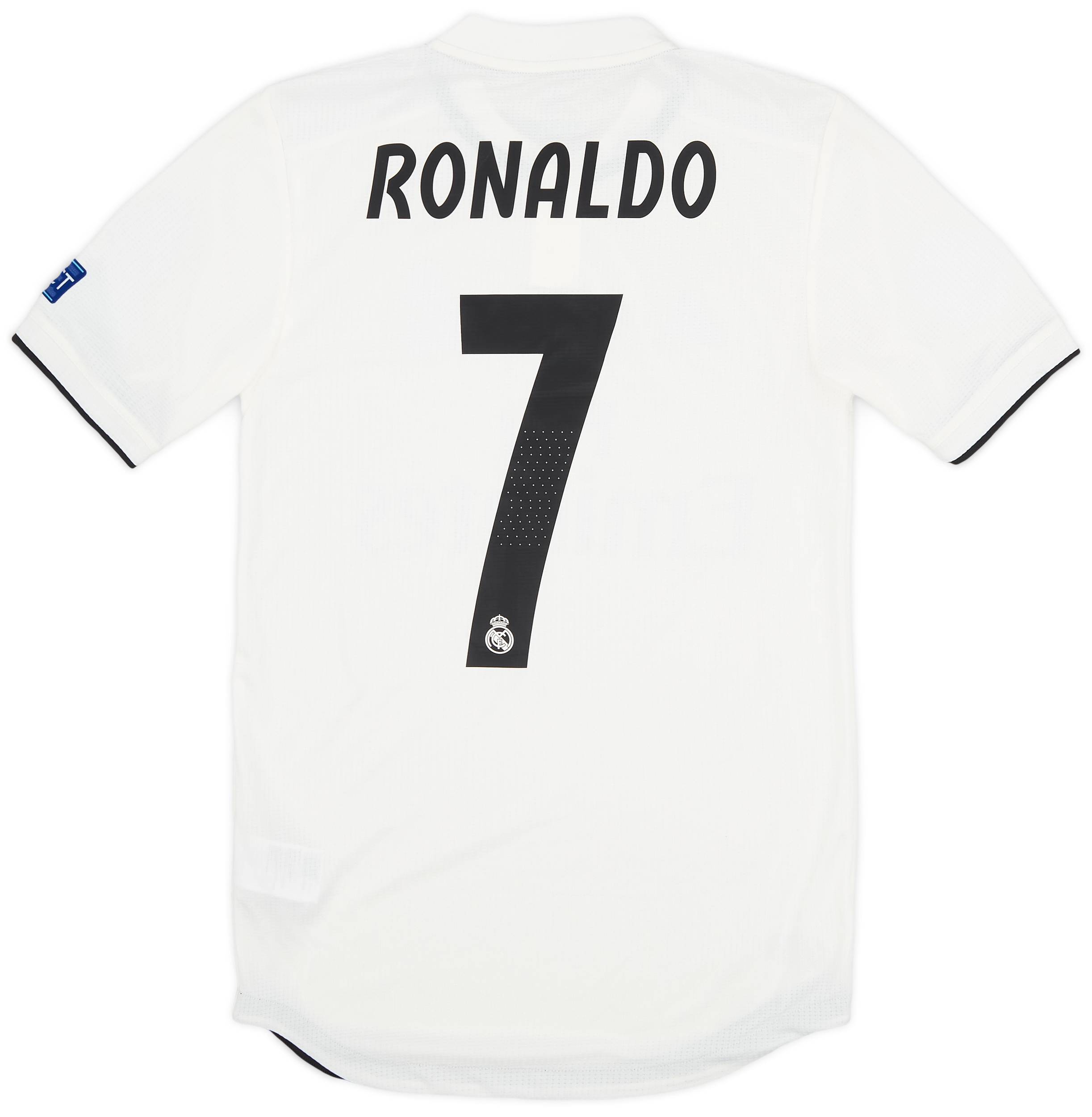 2018 19 Real Madrid Home Shirt Ronaldo 7 9 10 XS