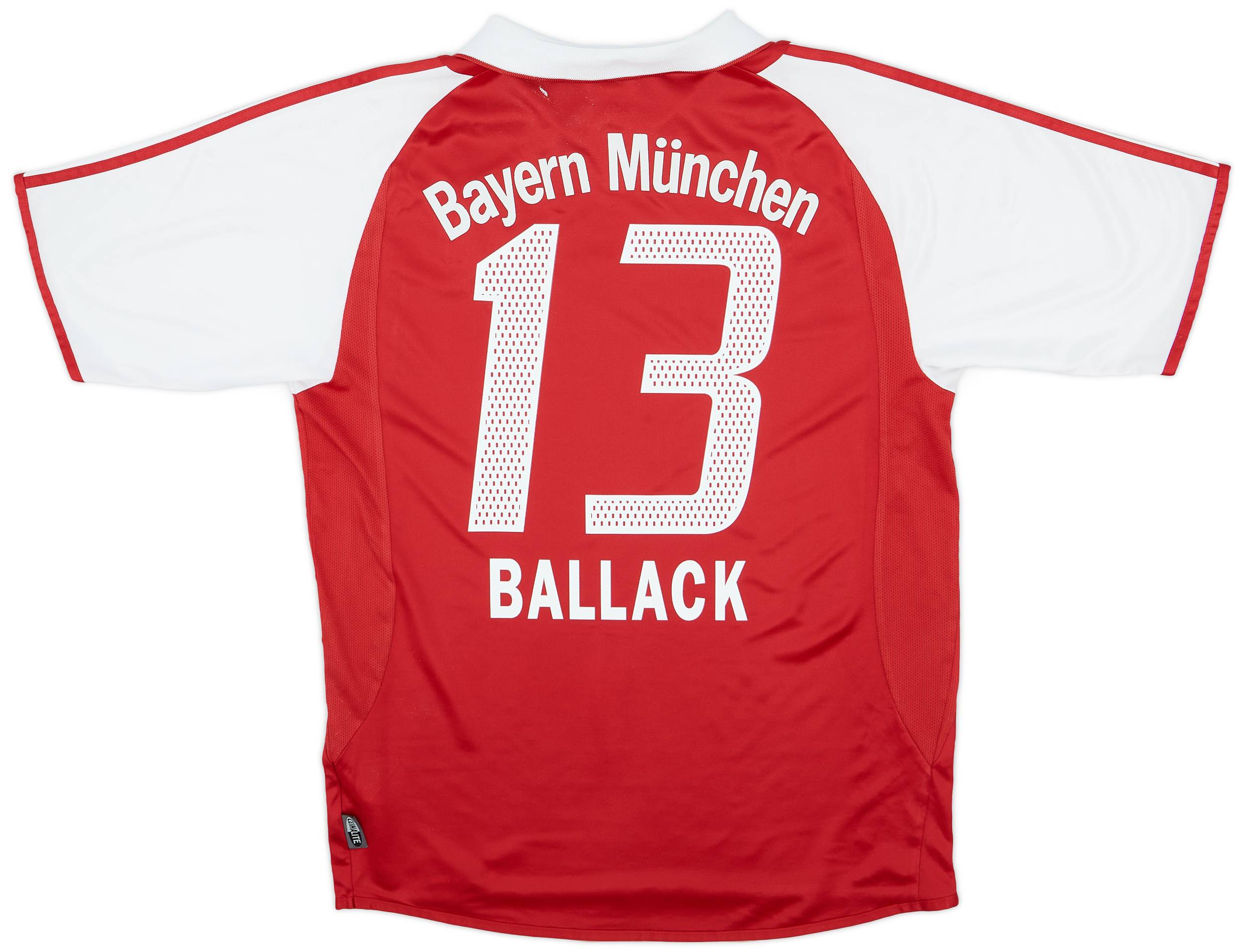 2003-04 Bayern Munich Home Shirt Ballack #13 - 7/10 - (M)