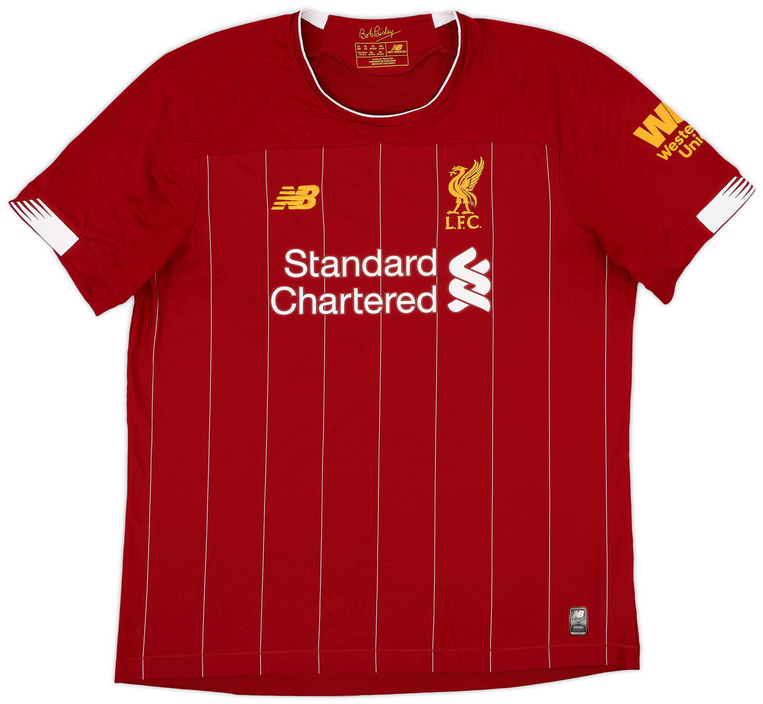 １着でも送料無料 Home Liverpool 2019-20 Shirt (XL) - 9/10 - #20 Champions ウェア