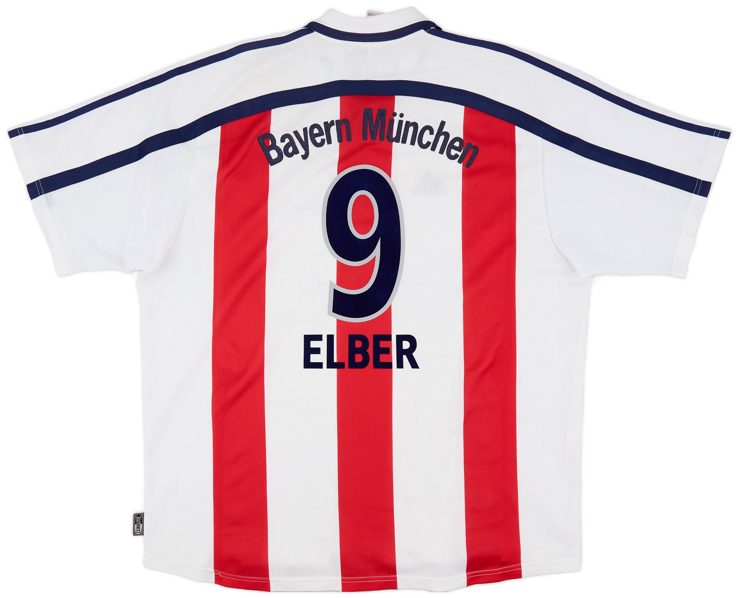 2000-01 Bayern Munich Away Shirt Elber #9 - 8/10 - (XXL)