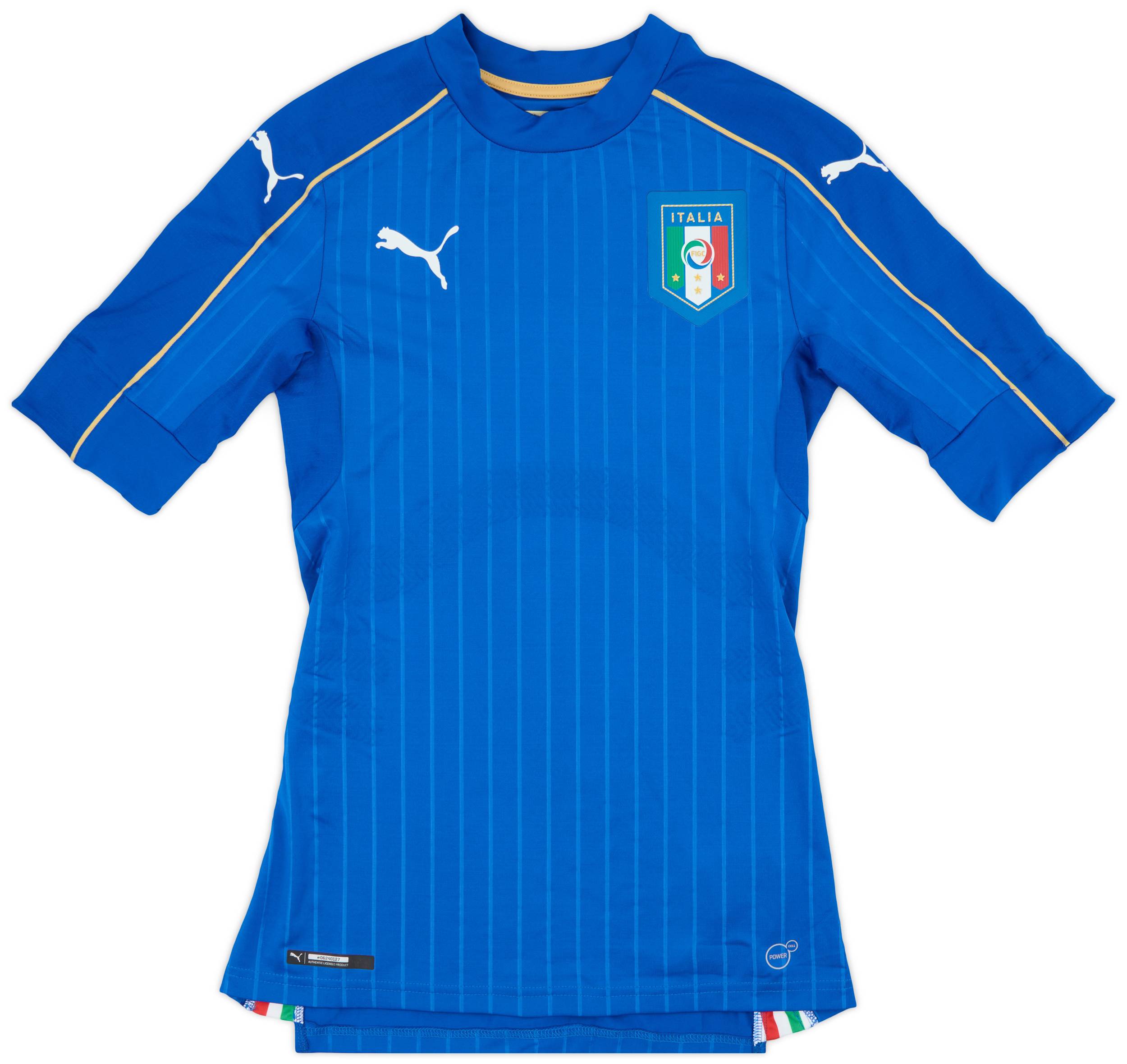 2016-17 Italy Authentic Home Shirt (ACTV Fit) - 8/10 - (S)
