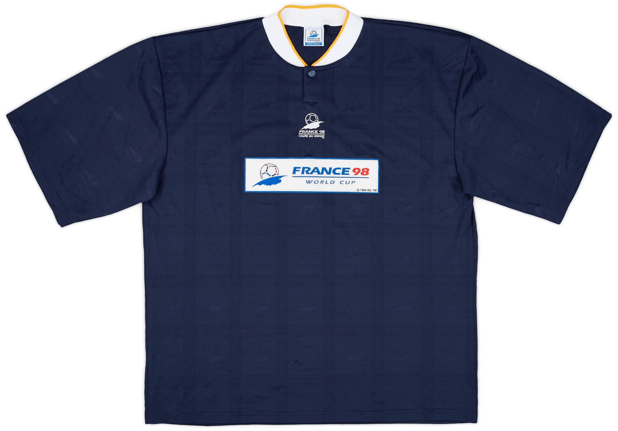 1998 France 98 Coupe du Monde Training Shirt - 10/10 - (XL)