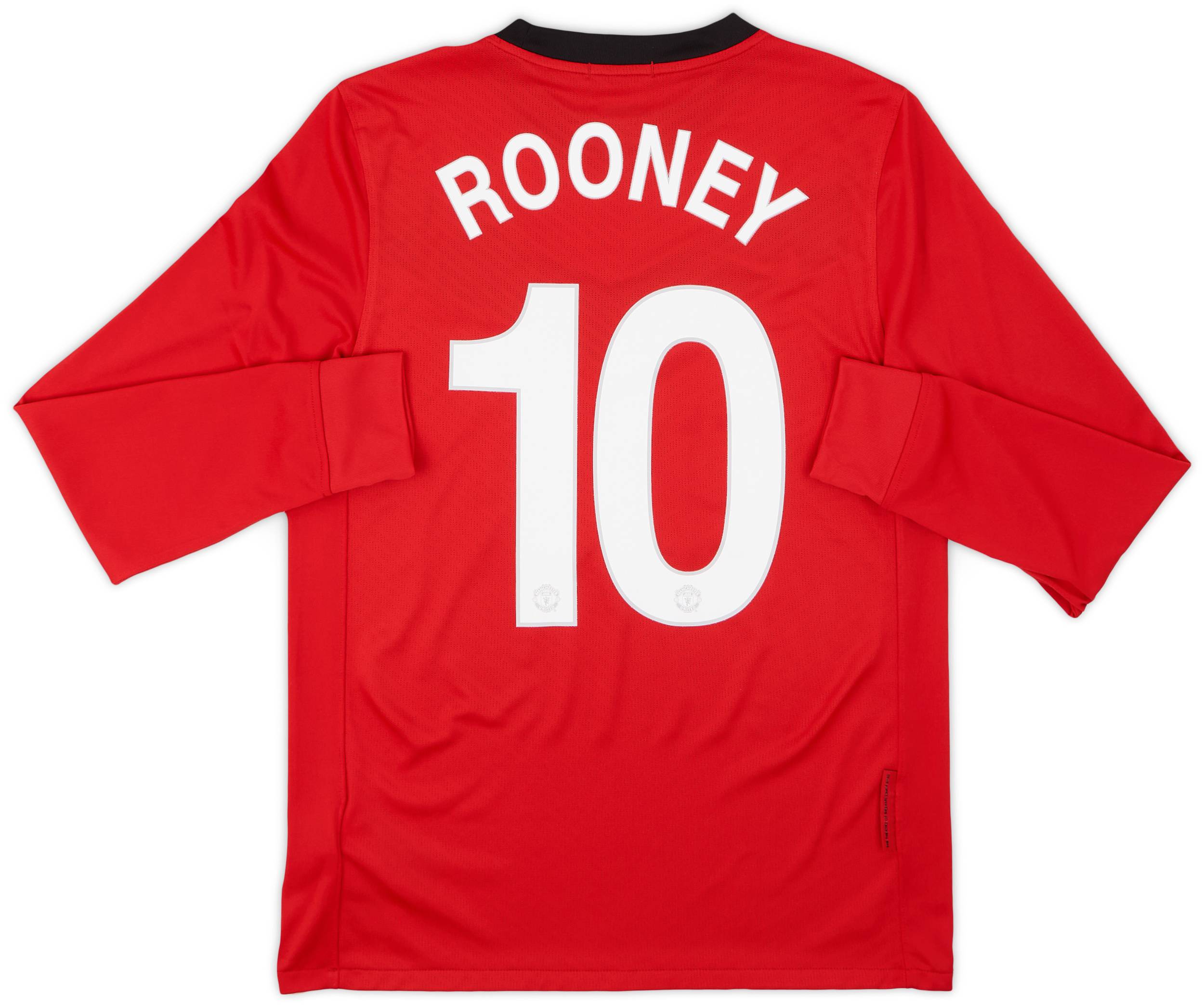 2009-10 Manchester United Home L/S Shirt Rooney #10 - 10/10 - (S)