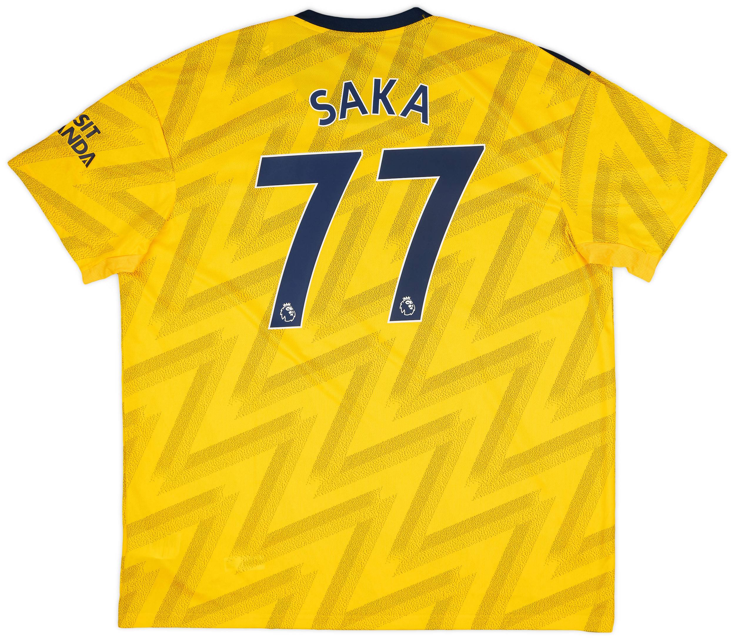 2019-20 Arsenal Away Shirt Saka #77 (XXL)