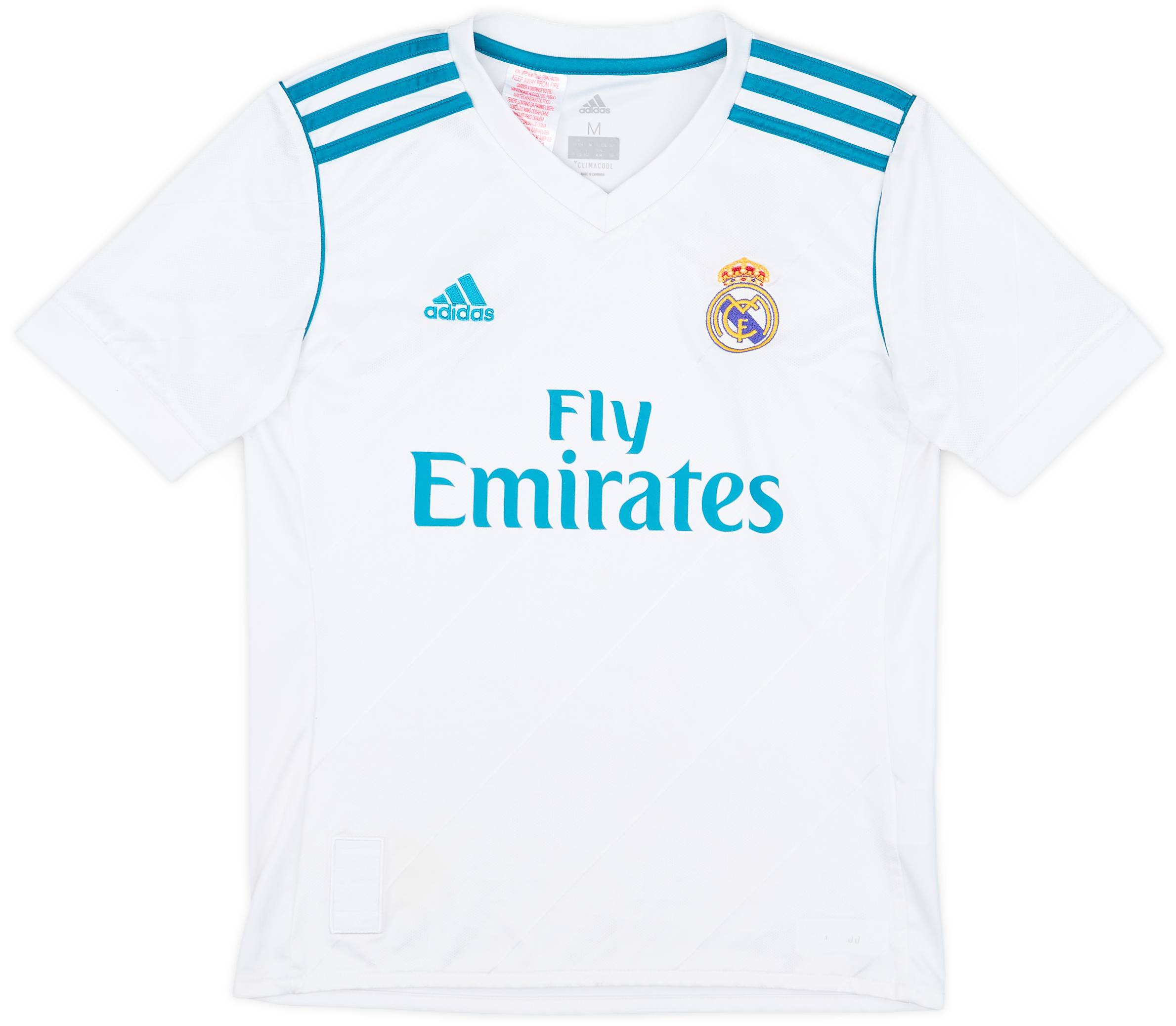 2017-18 Real Madrid Home Shirt - 8/10 - (M.Boys)