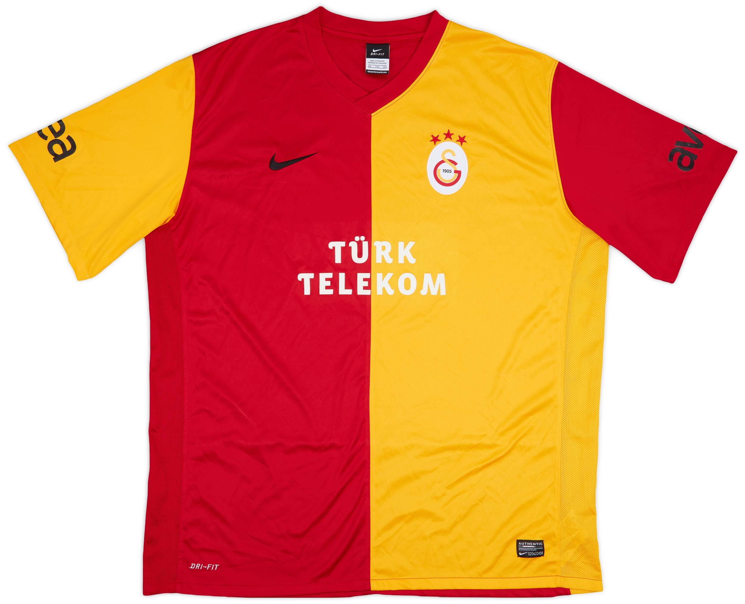 2011-12 Galatasaray Home Shirt - 9/10 - (XXL)