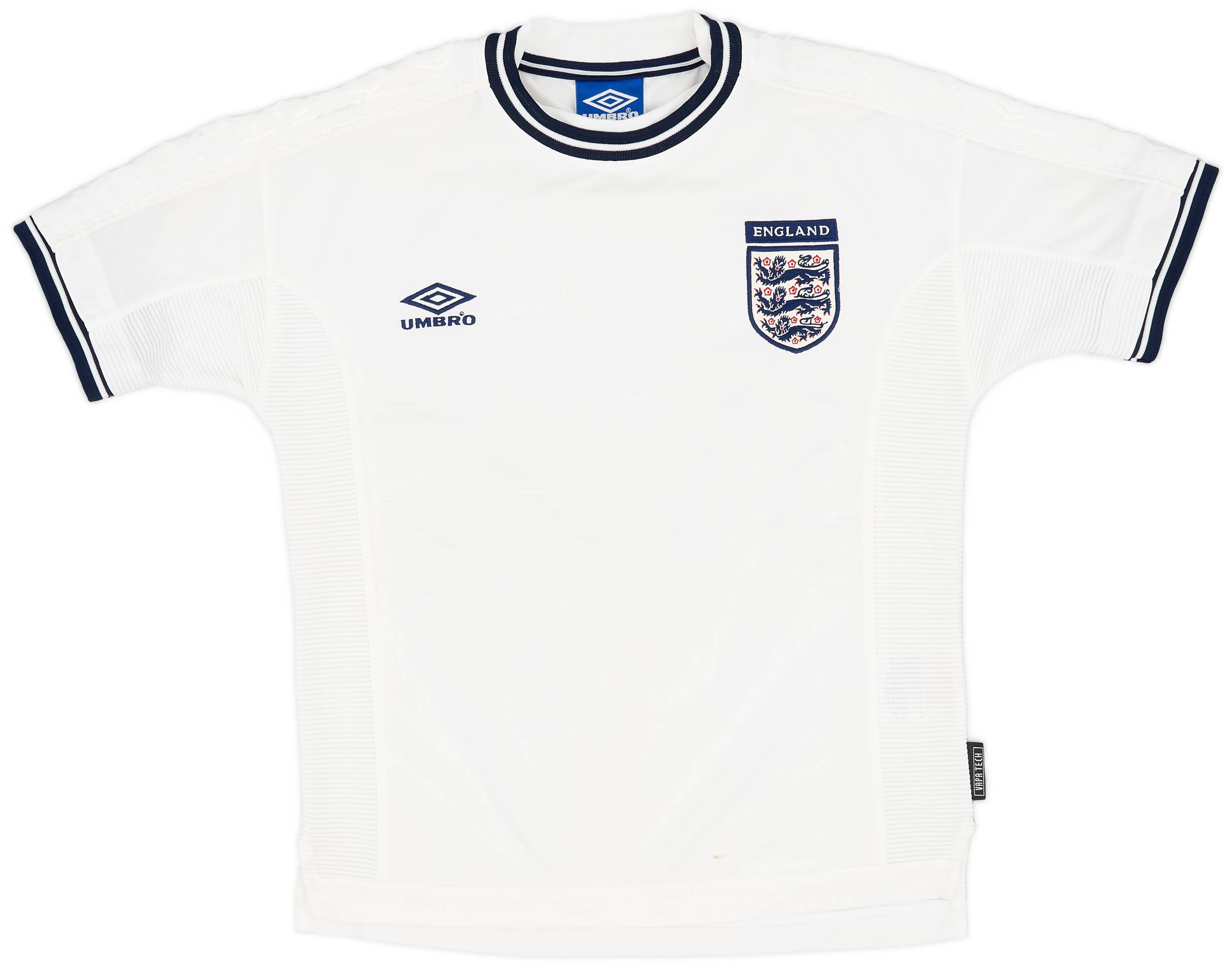 1999-01 England Home Shirt - 7/10 - (Y)