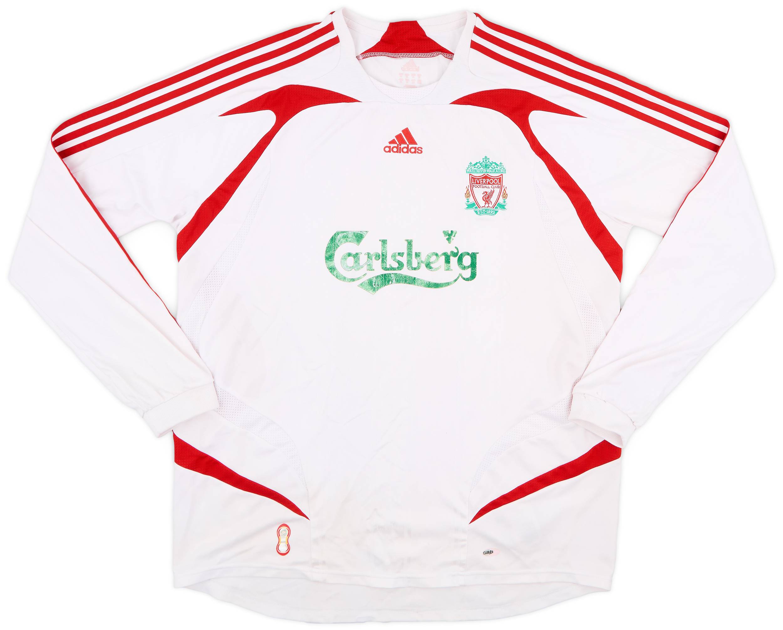 2007-08 Liverpool Away L/S Shirt - 5/10 - (XL)