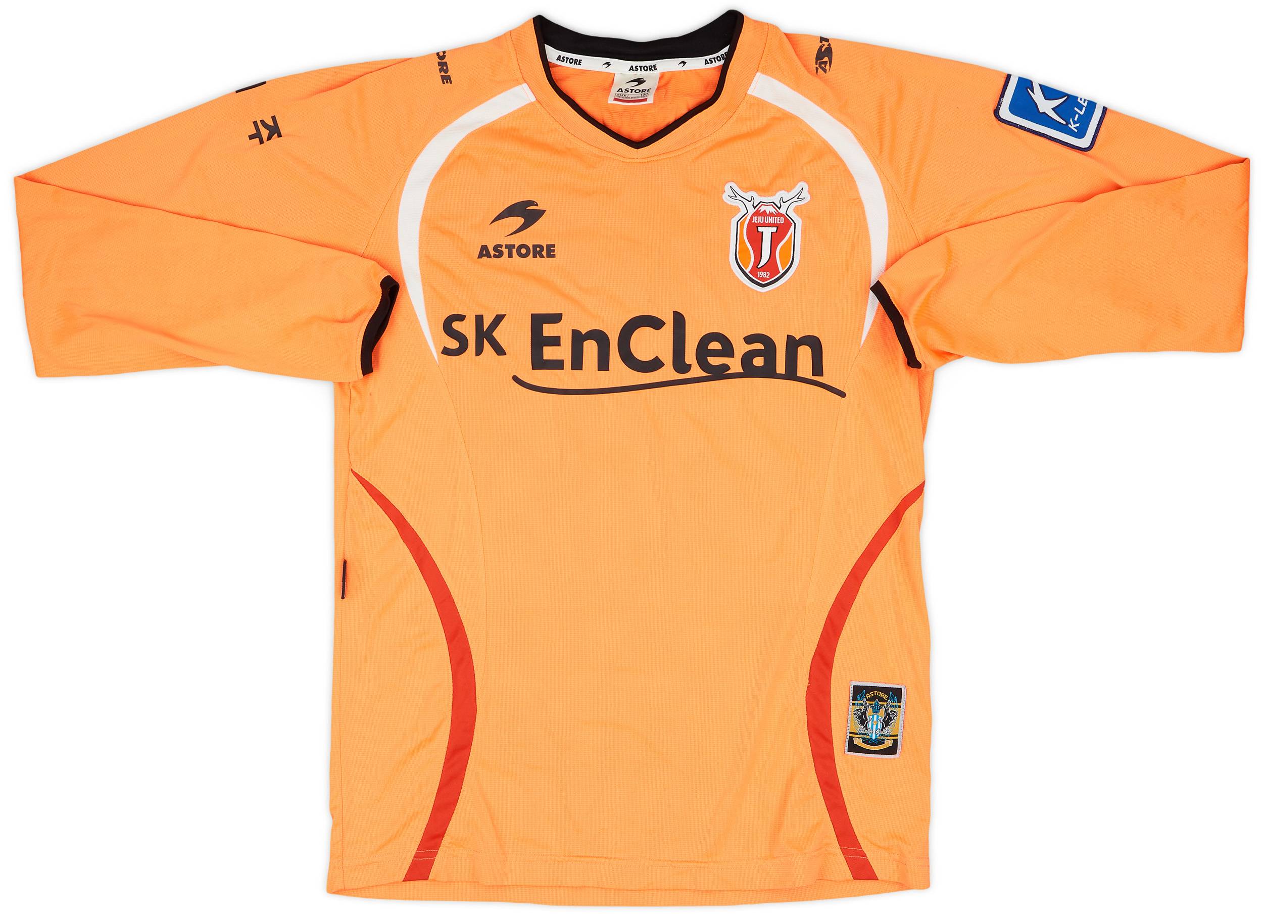 2009-10 Jeju United Match Issue Home L/S Shirt #16 (Kim Young-sin)