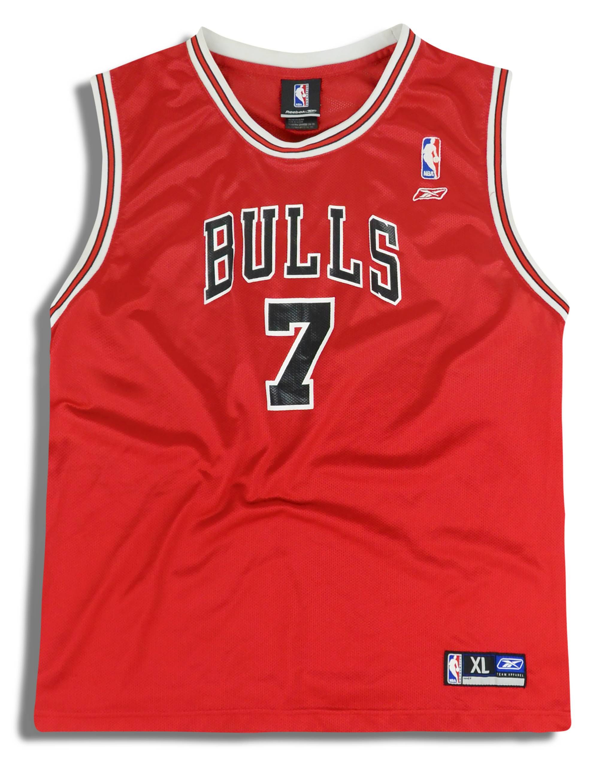 2004-06 Chicago Bulls Gordon #7 Reebok Jersey (Away) Y