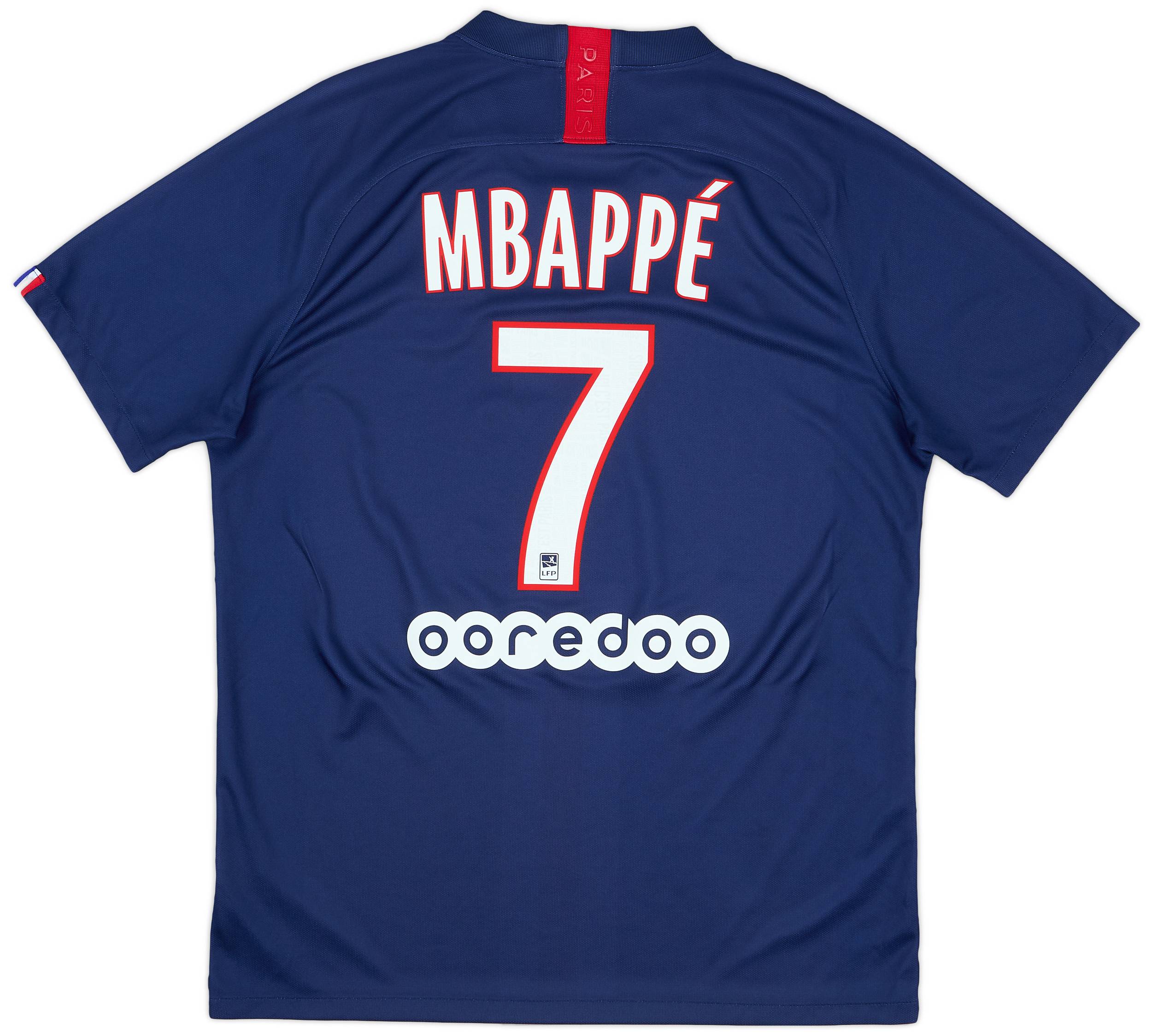 2019-20 Paris Saint-Germain Home Shirt Mbappe #7 - 10/10 - (L)