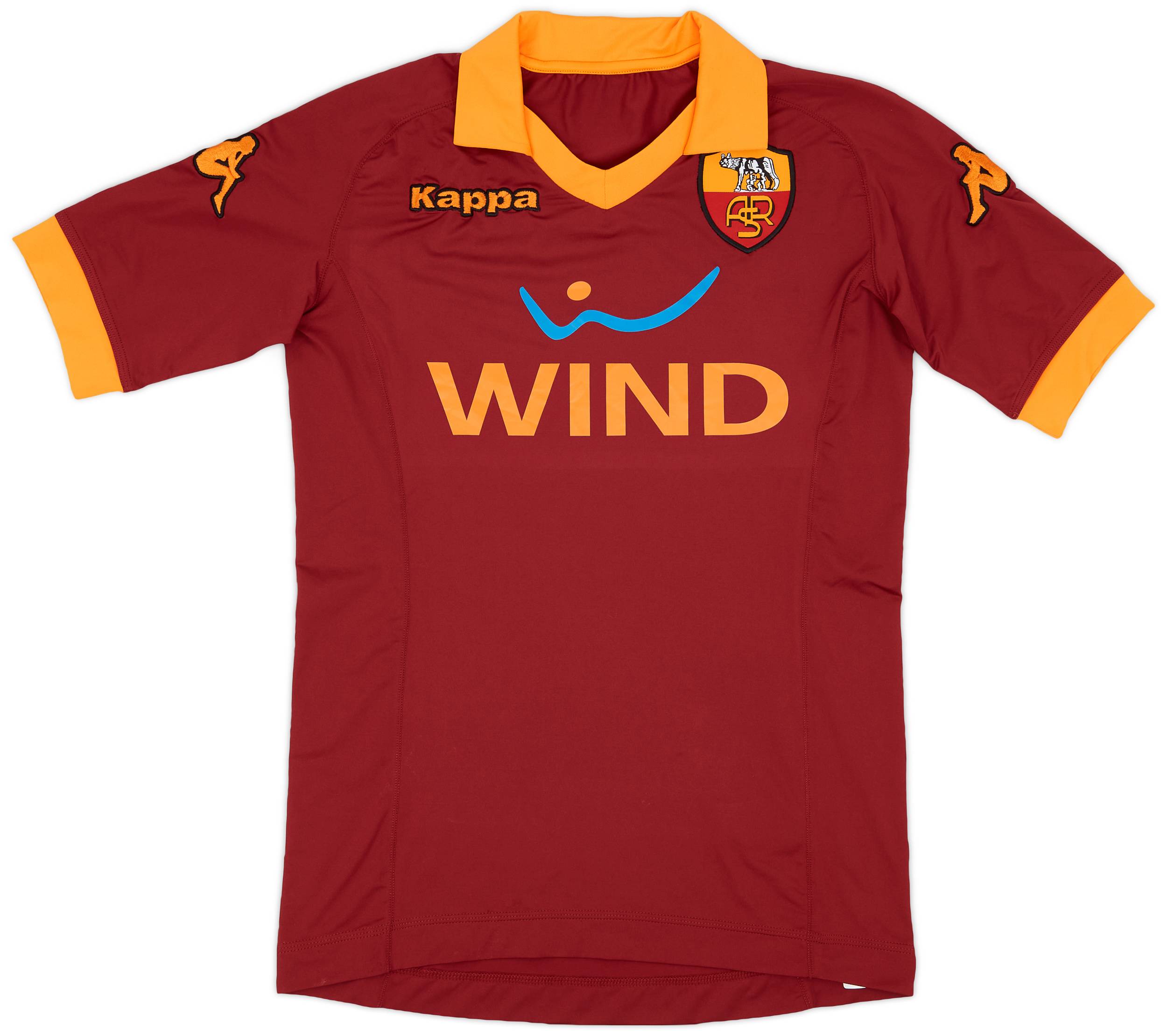 2012-13 Roma Home Shirt - 9/10 - (XS)