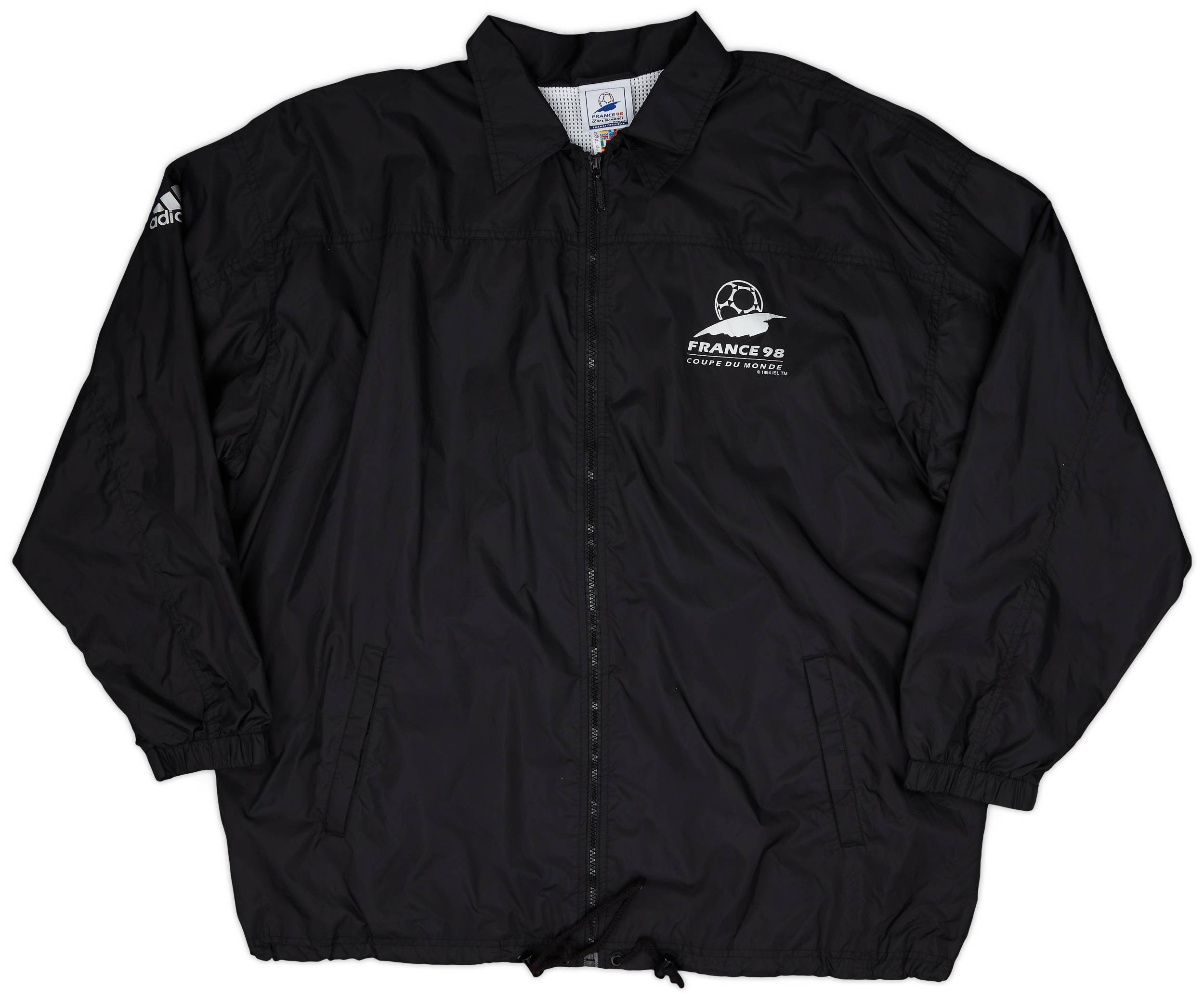 1998 adidas FIFA World Cup 'France 98' Coach Jacket - 9/10 - (XL)