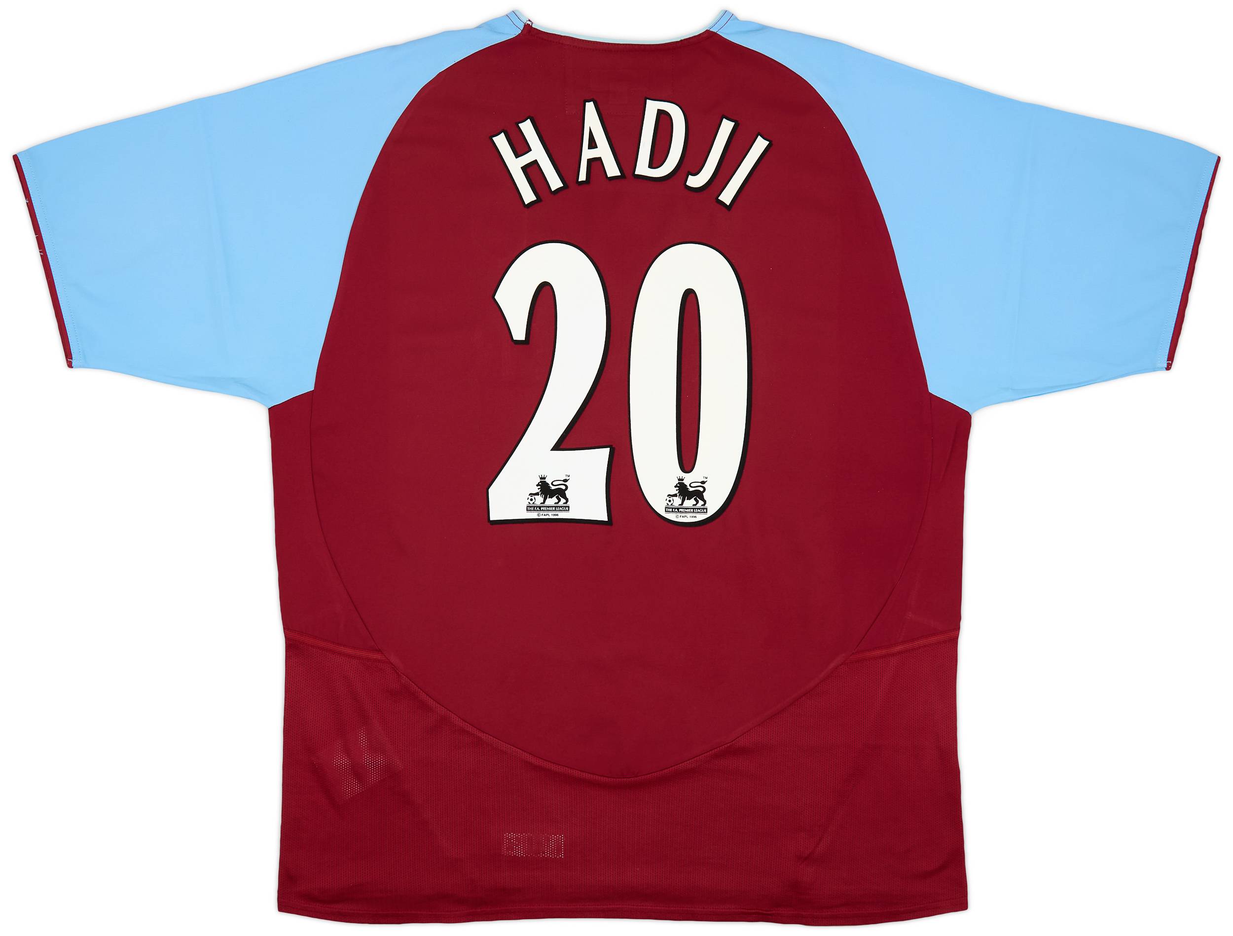 2003-04 Aston Villa Home Shirt Hadji #20 - 9/10 - (L)