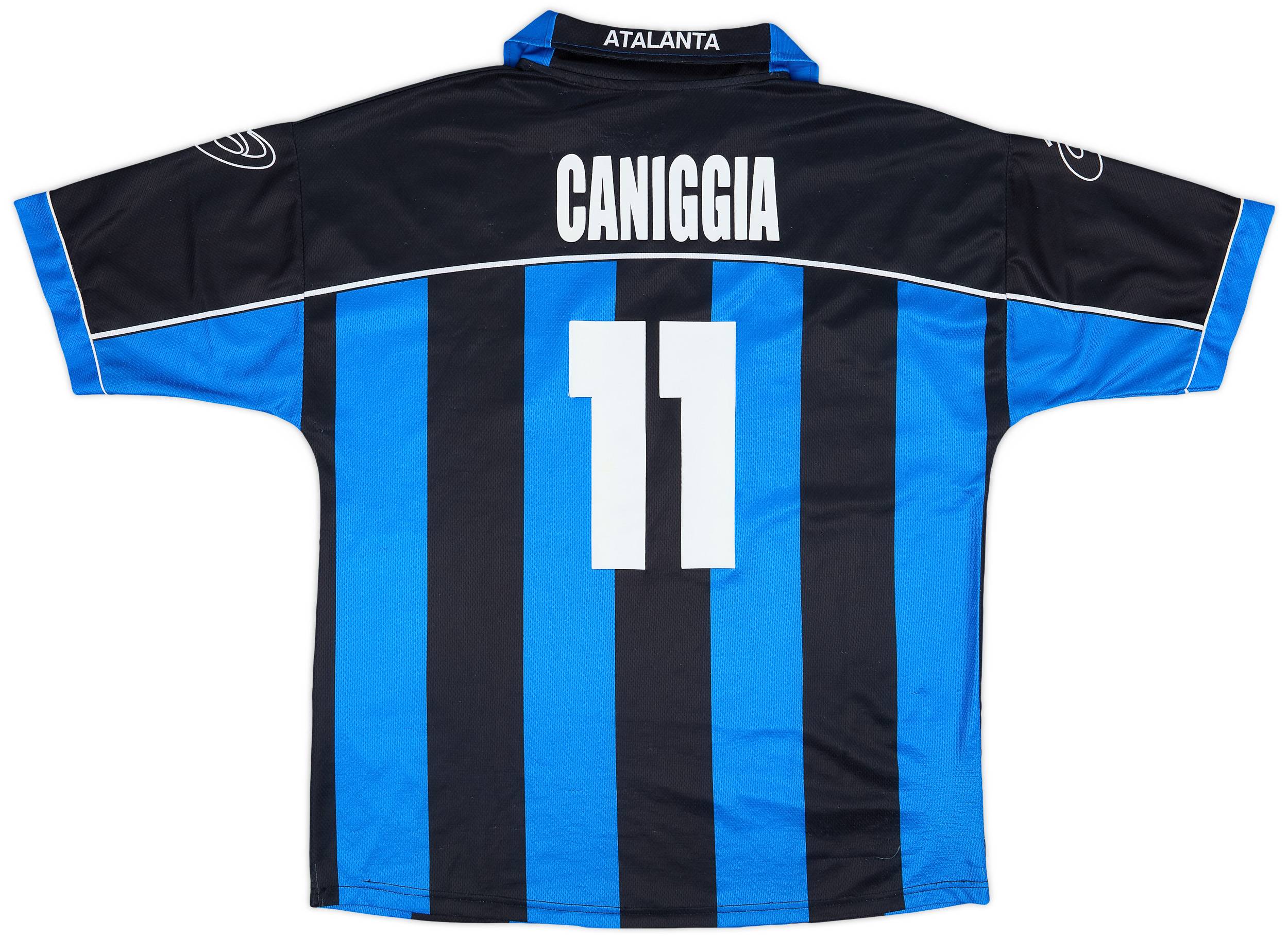 1999-00 Atalanta Home Shirt Caniggia #11 - 8/10 - (XL)