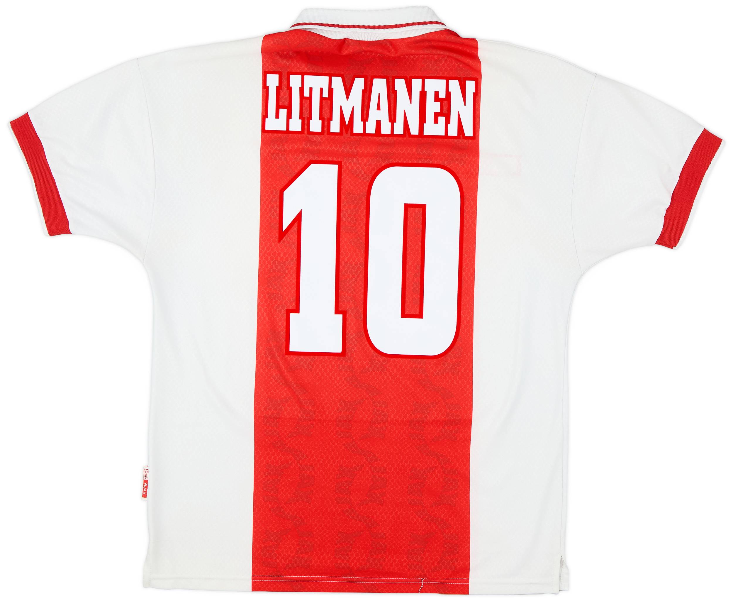 1998-99 Ajax Home Shirt Litmanen #10 - 8/10 - (M)