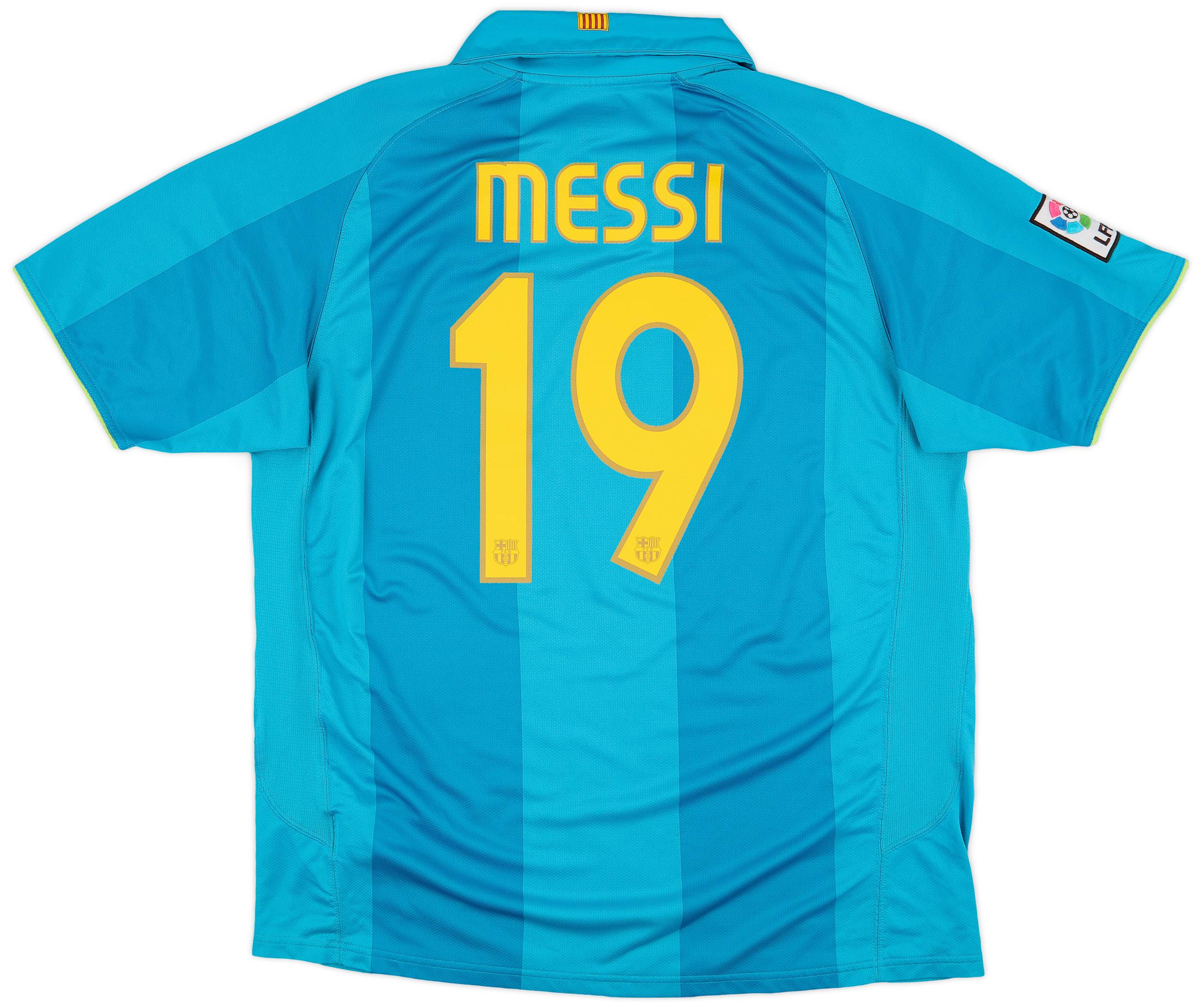 2007-09 Barcelona Away Shirt Messi #19 - 6/10 - (XL)