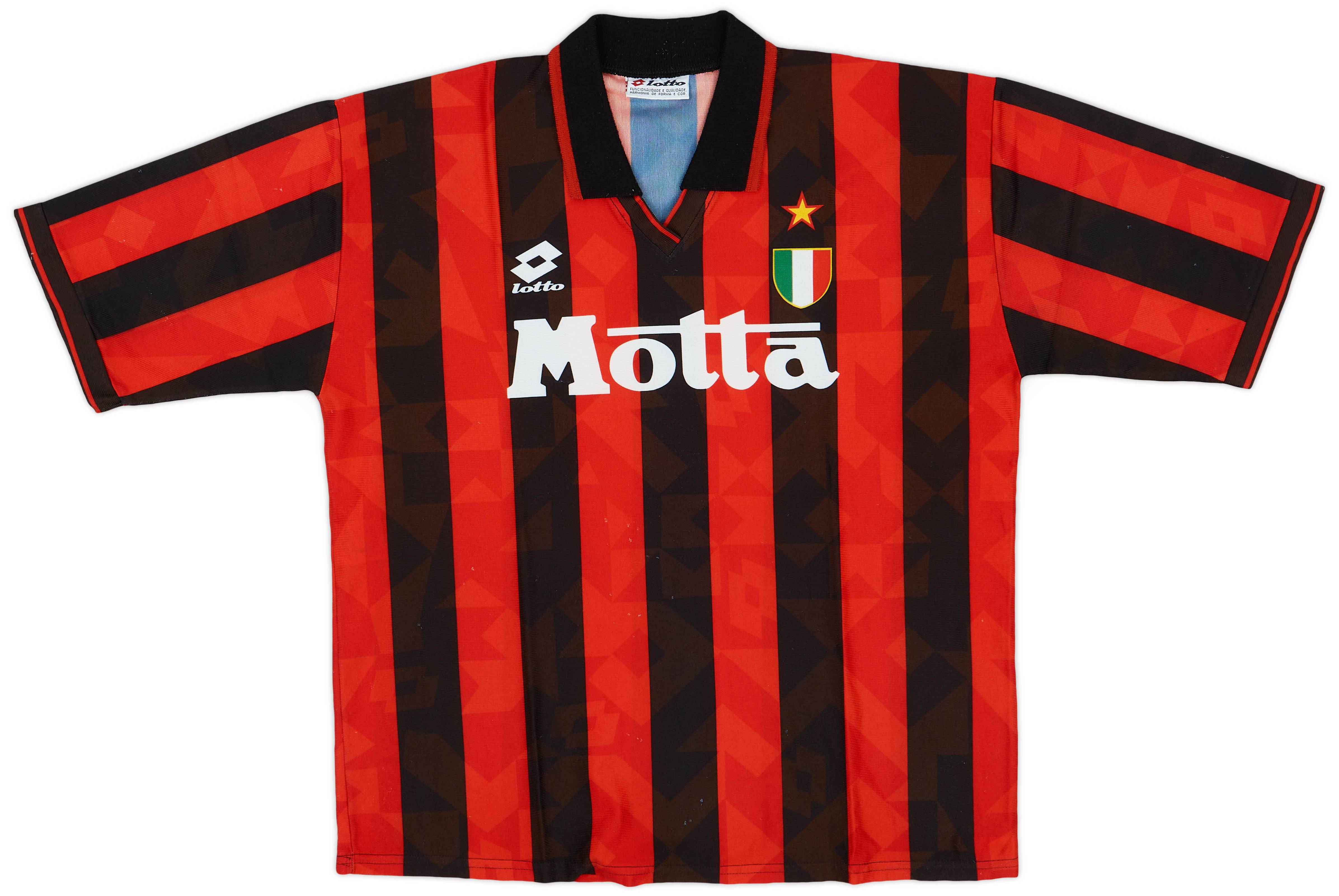1993-94 AC Milan Home Shirt - 8/10 - (L)