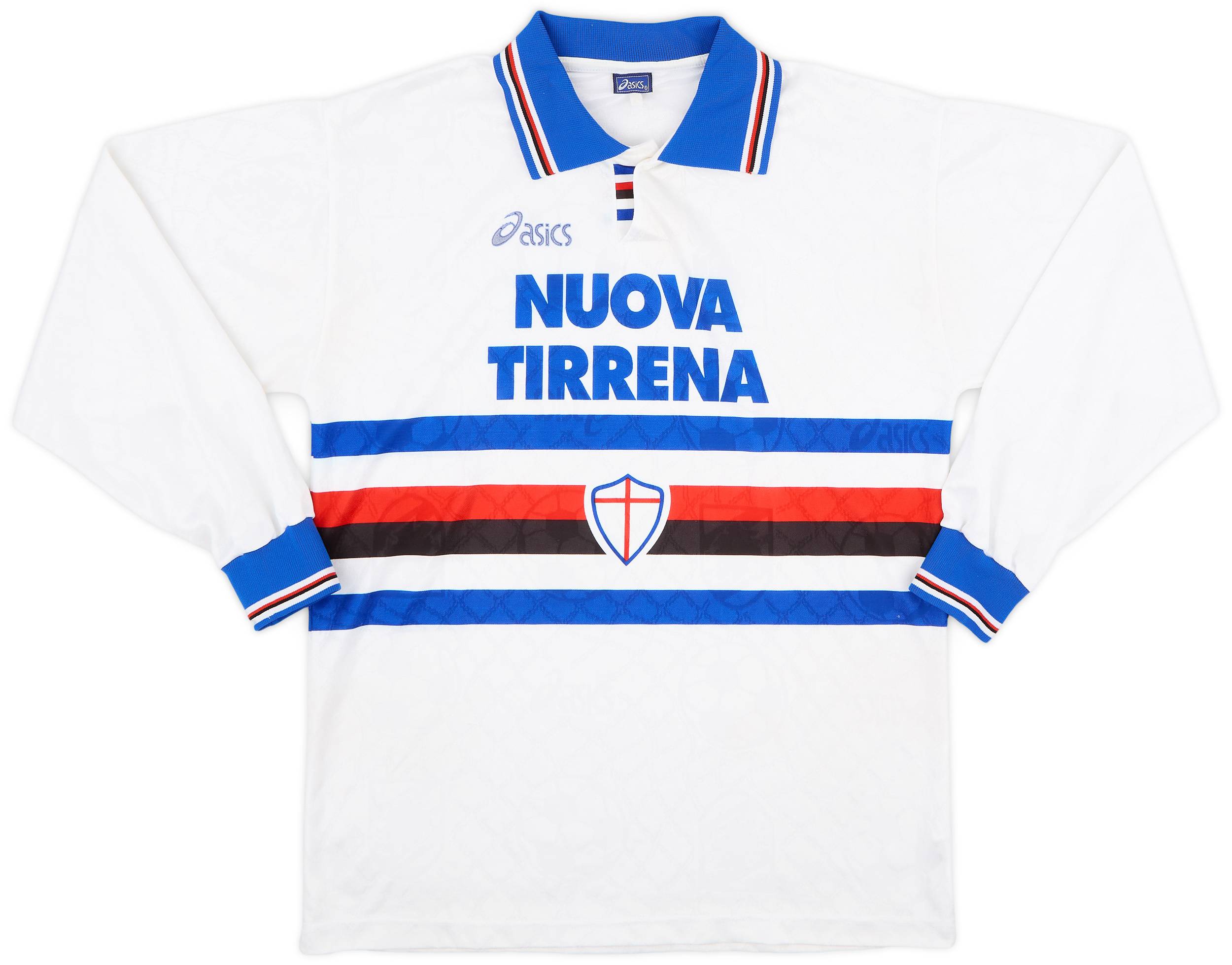 1995-96 Sampdoria Away L/S Shirt - 8/10 - (L)