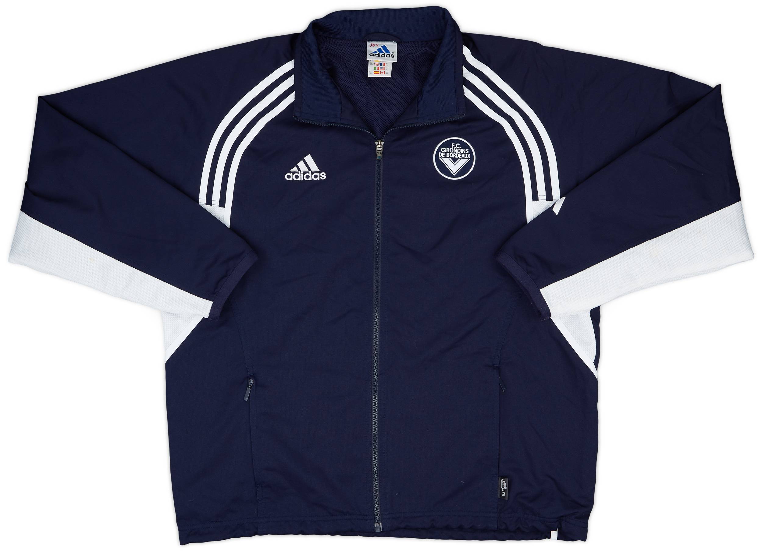 2000-01 Bordeaux adidas Track Jacket - 8/10 - (M)